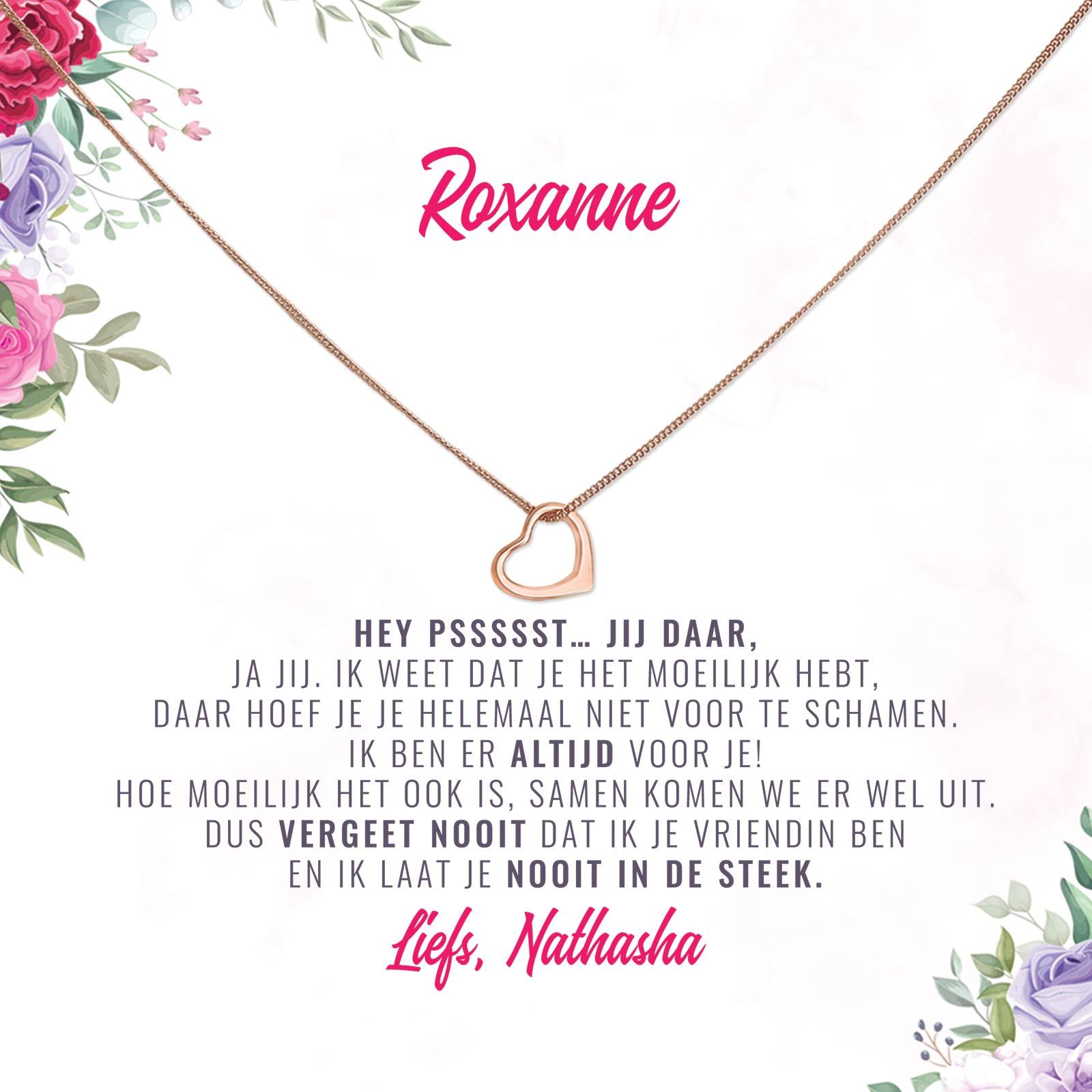 Hey Pssst Jij Daar, Ik Laat Je Nooit In De Steek Ketting - Bella Mia