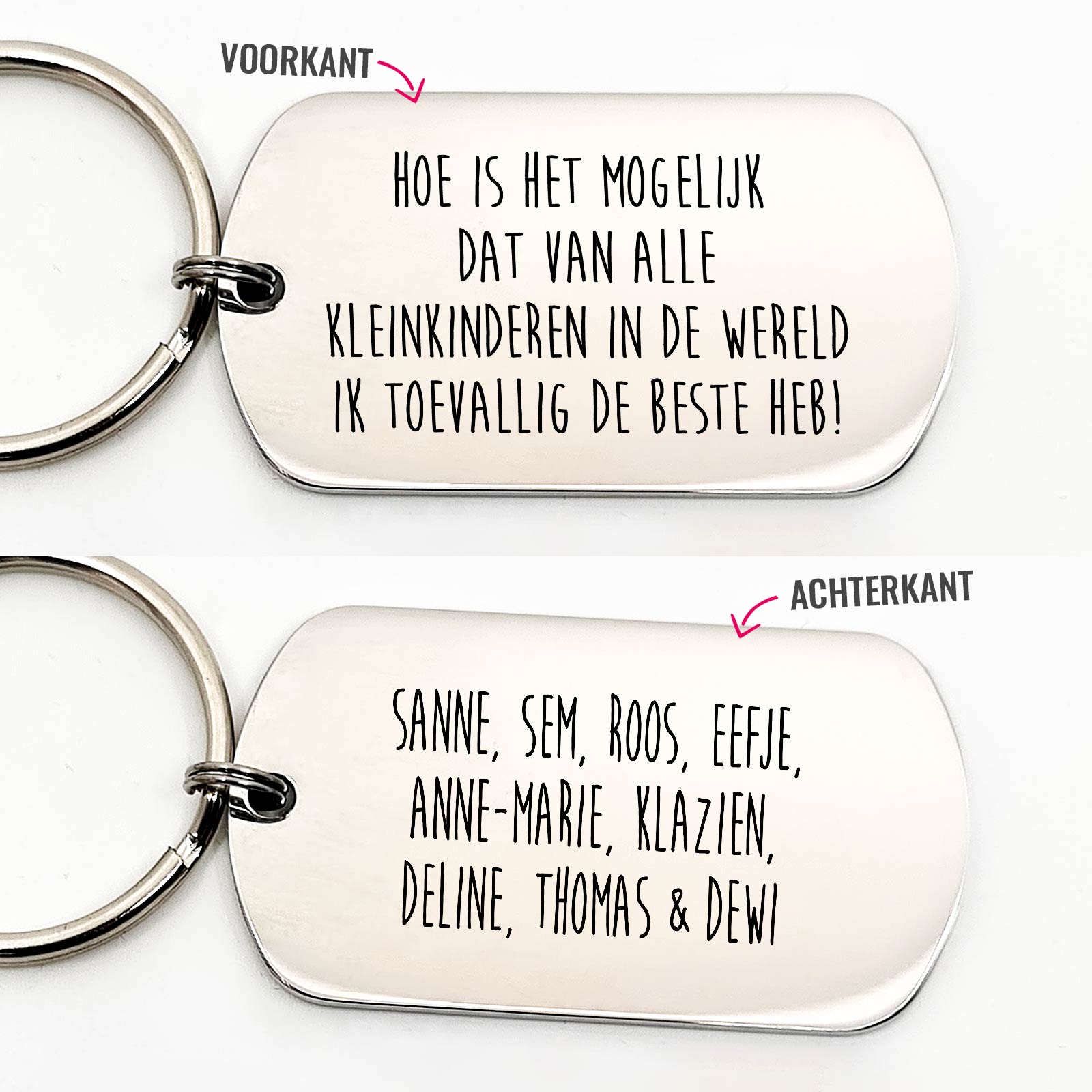 Hoe Is Het Mogelijk Dat Van Alle Kleinkinderen.. - Dogtag - Bella Mia