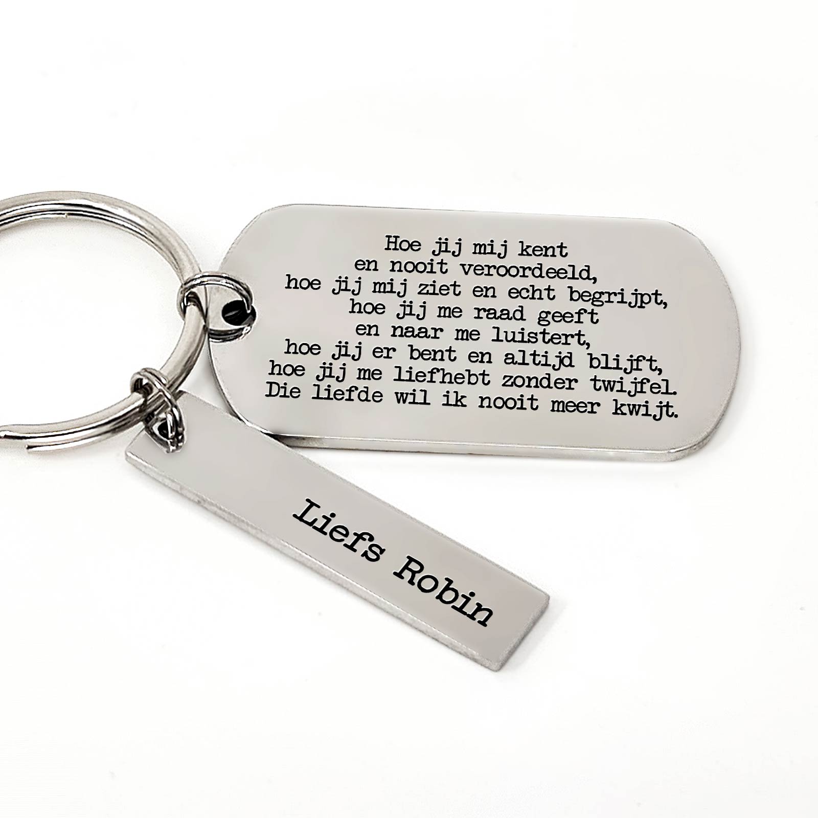 Hoe Jij Mij Kent En Mij Nooit Veroordeeld Sleutelhanger - Bella Mia