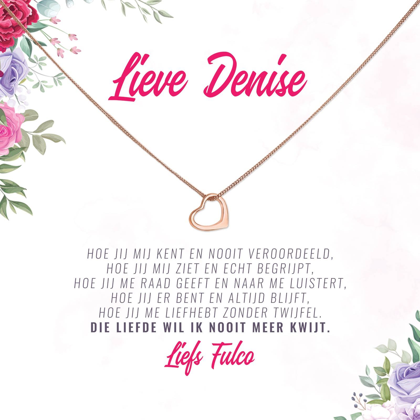 Hoe Jij Mij Kent... Ketting - Bella Mia