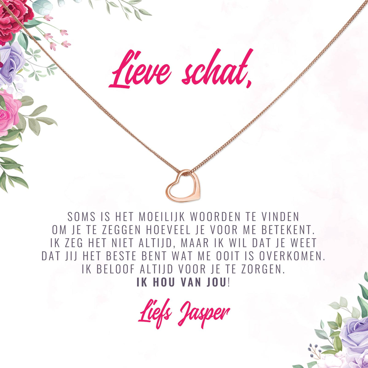 Hoeveel je voor me betekent Ketting - Bella Mia