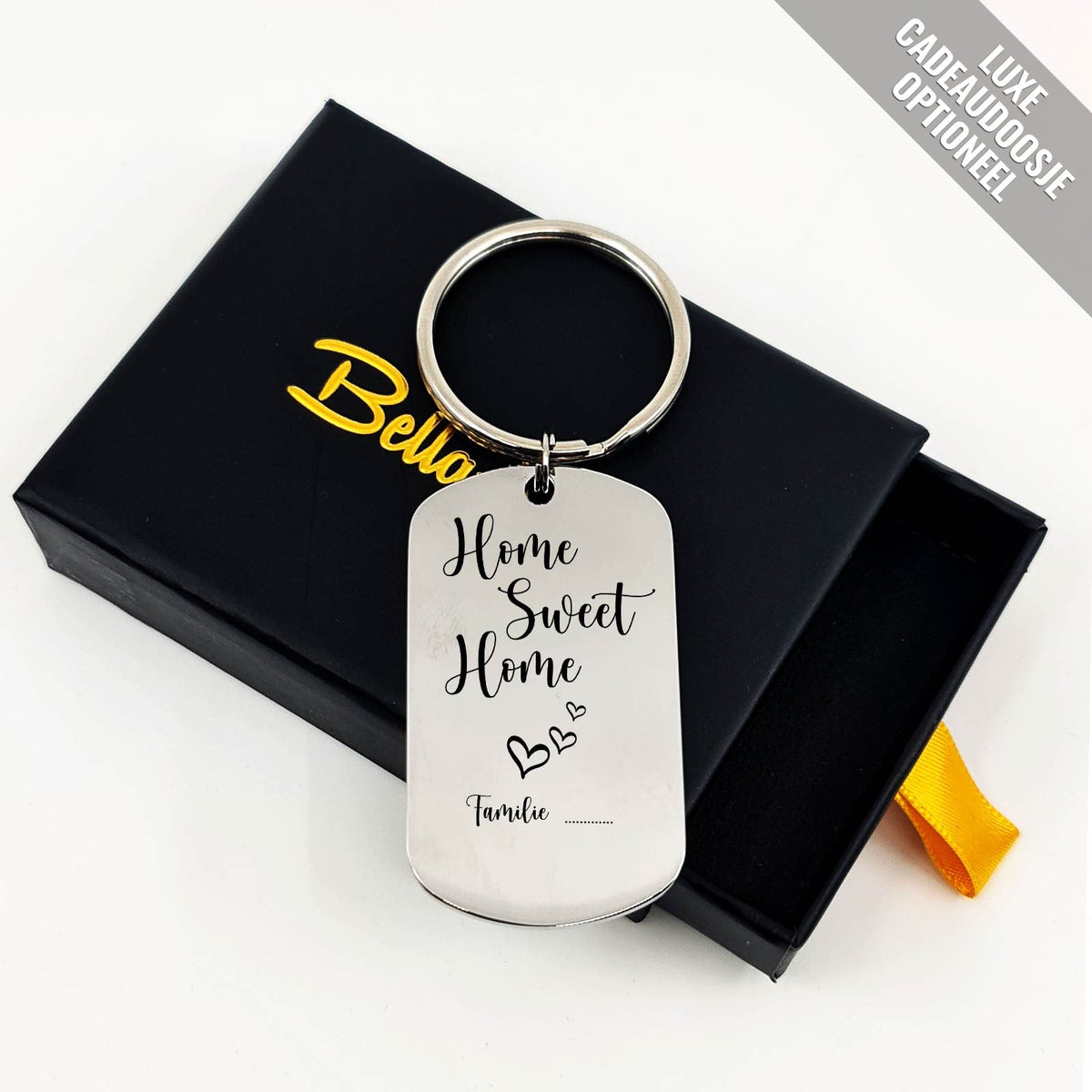 Home Sweet Home Familie Sleutelhanger - Bella Mia