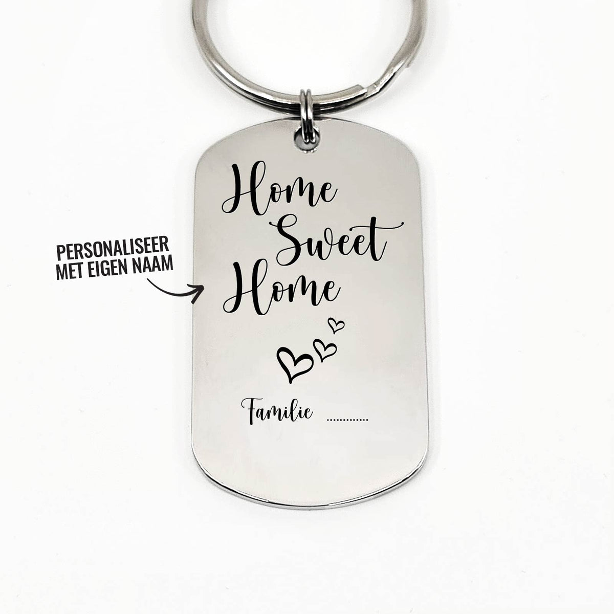 Home Sweet Home Familie Sleutelhanger - Bella Mia