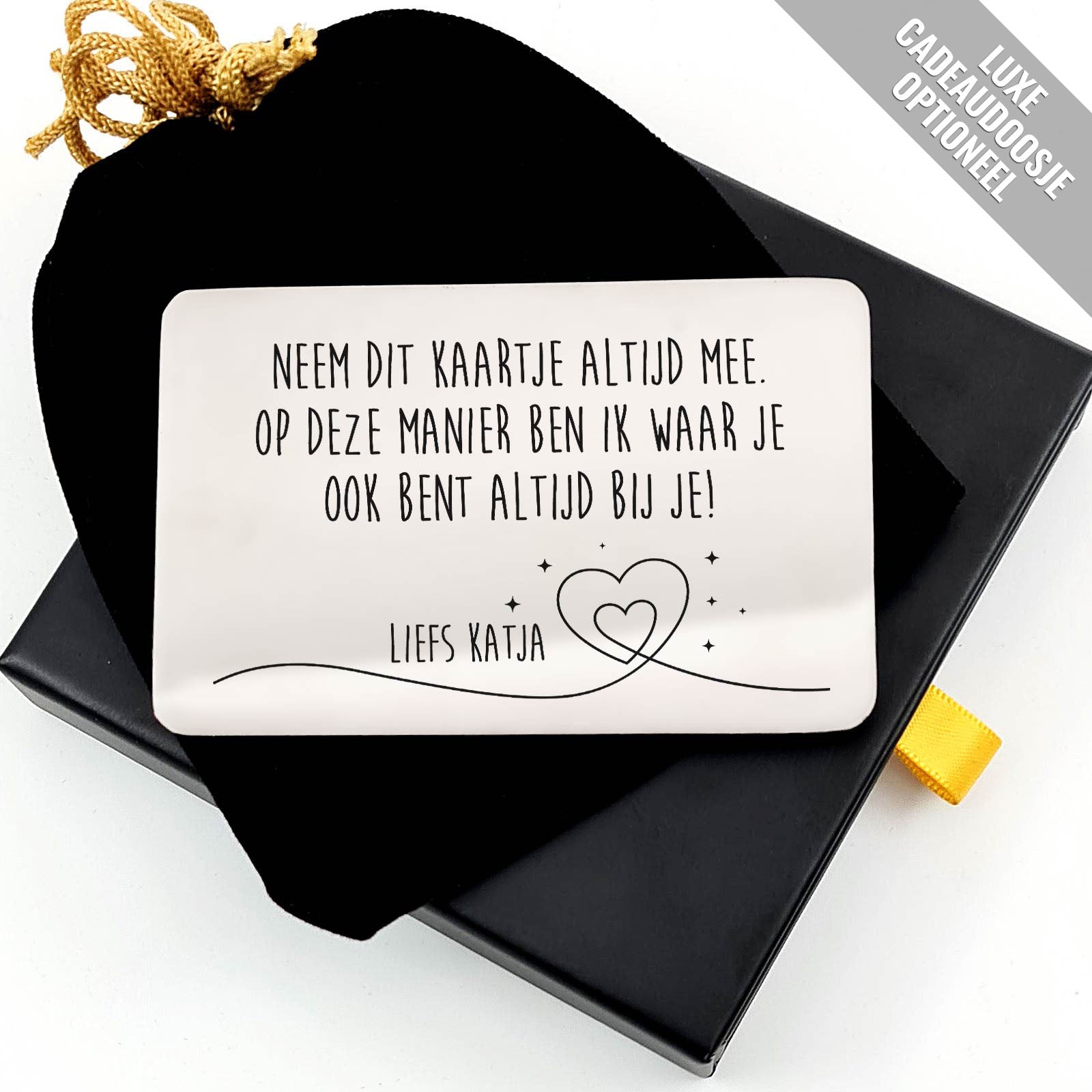 Ik Ben Altijd Bij Je Stalen Kaartje - Bella Mia