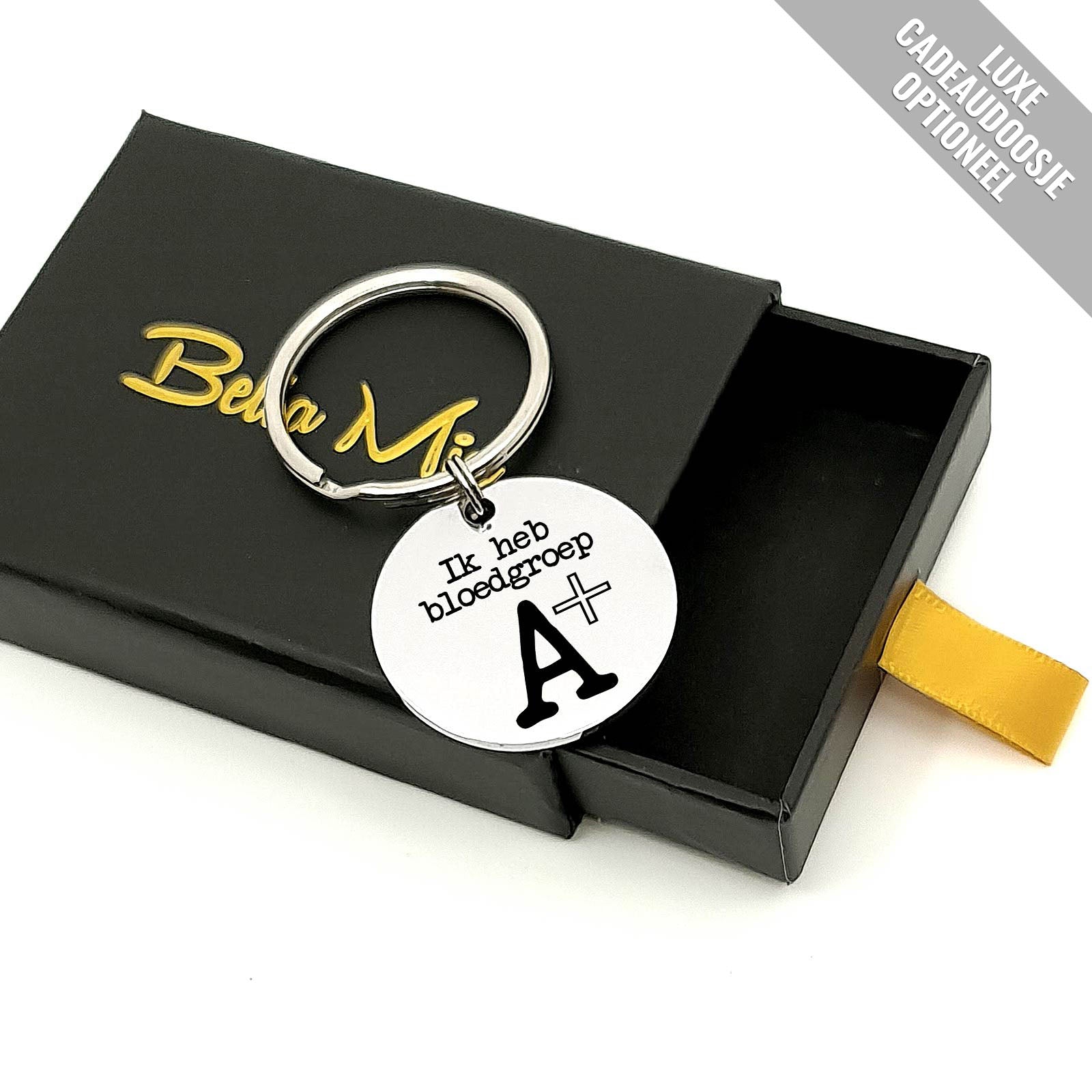 Ik Heb Bloedgroep A+ Sleutelhanger - Bella Mia