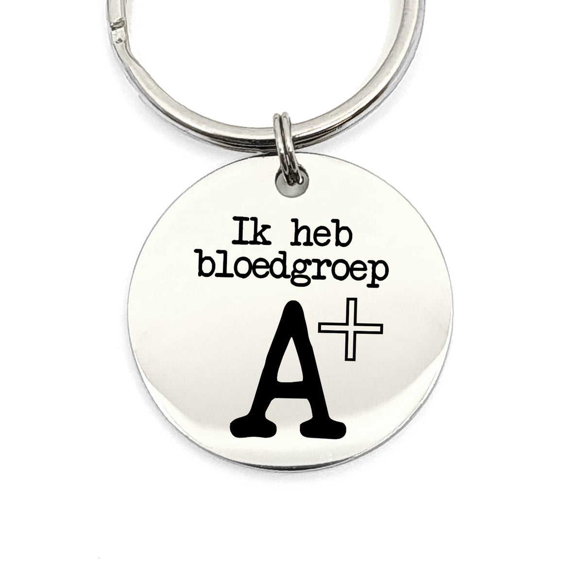 Ik Heb Bloedgroep A+ Sleutelhanger - Bella Mia