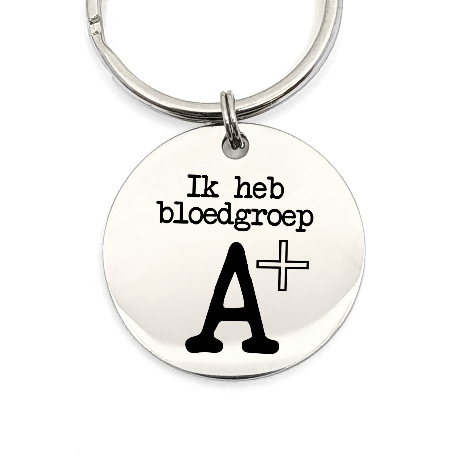 Ik Heb Bloedgroep A+ Sleutelhanger - Bella Mia