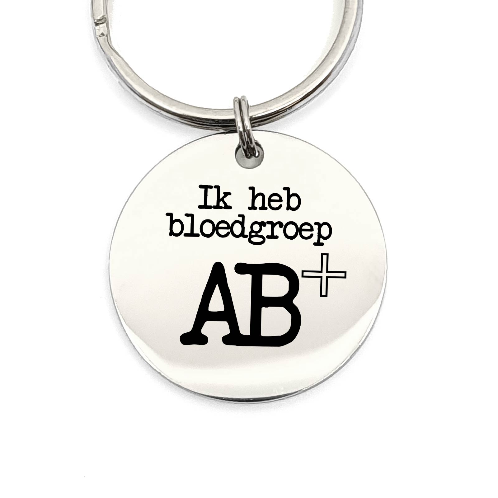 Ik Heb Bloedgroep AB+ Sleutelhanger - Bella Mia