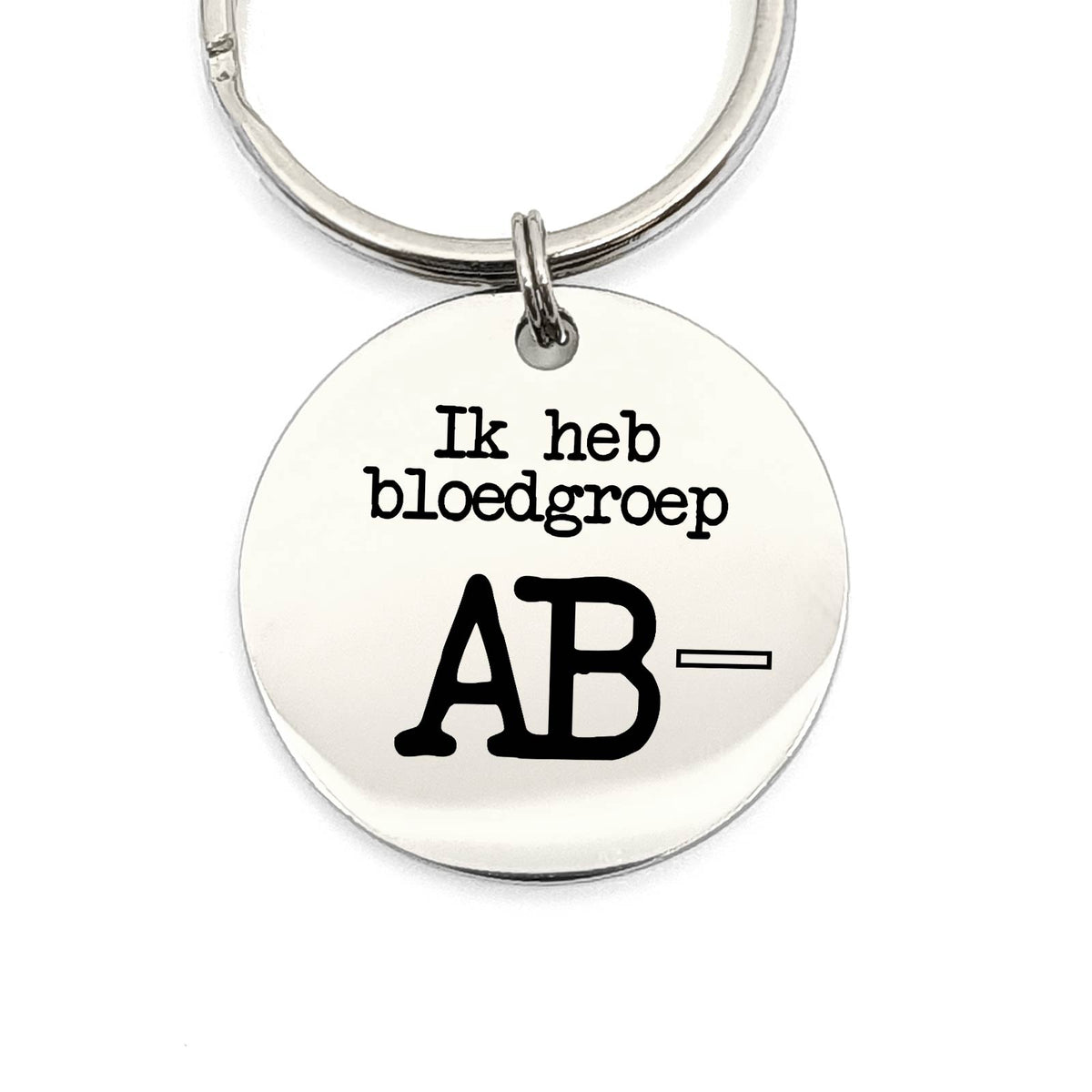 Ik Heb Bloedgroep AB- Sleutelhanger - Bella Mia