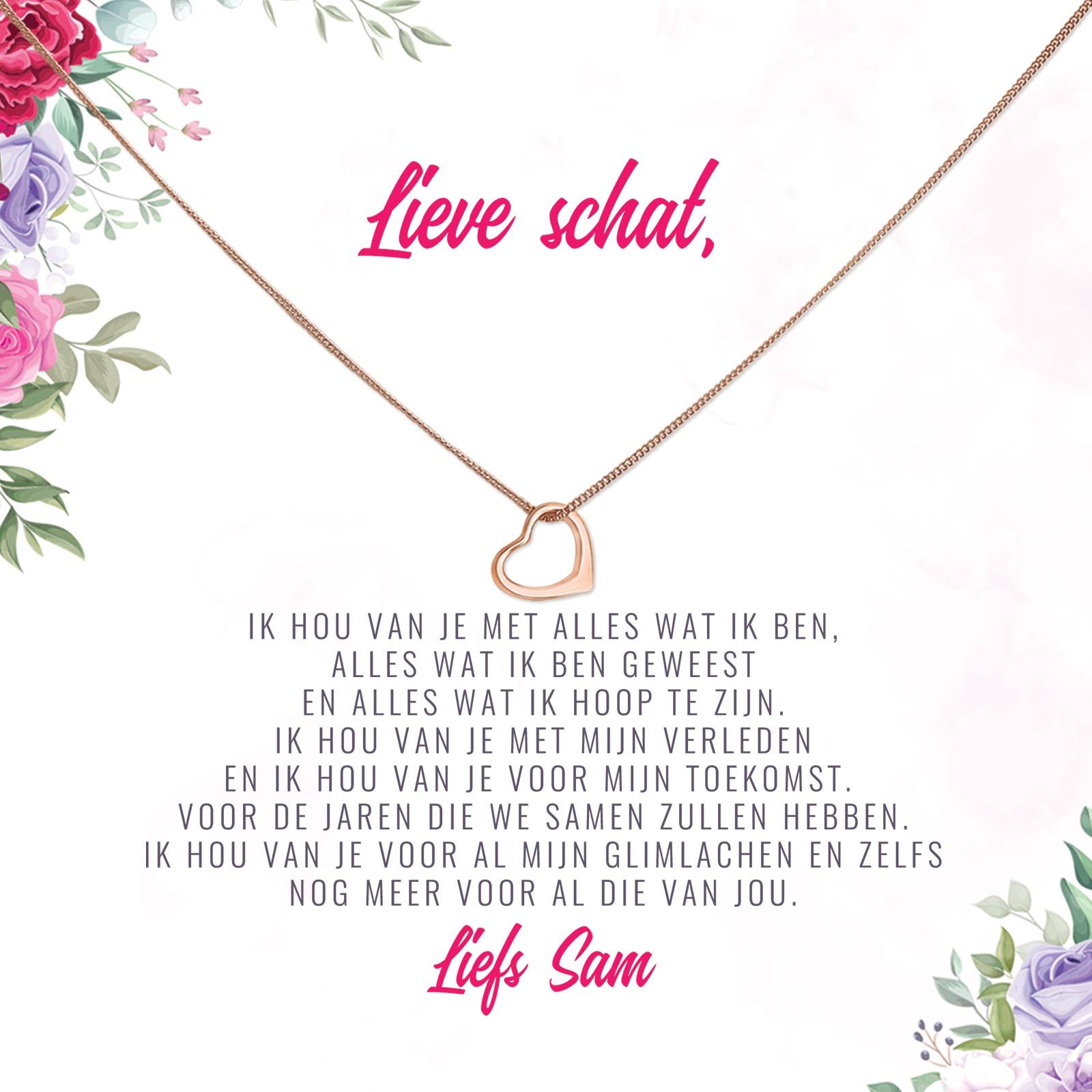 Ik Hou Van Je Met Alles Wat Ik Ben.. Ketting - Bella Mia