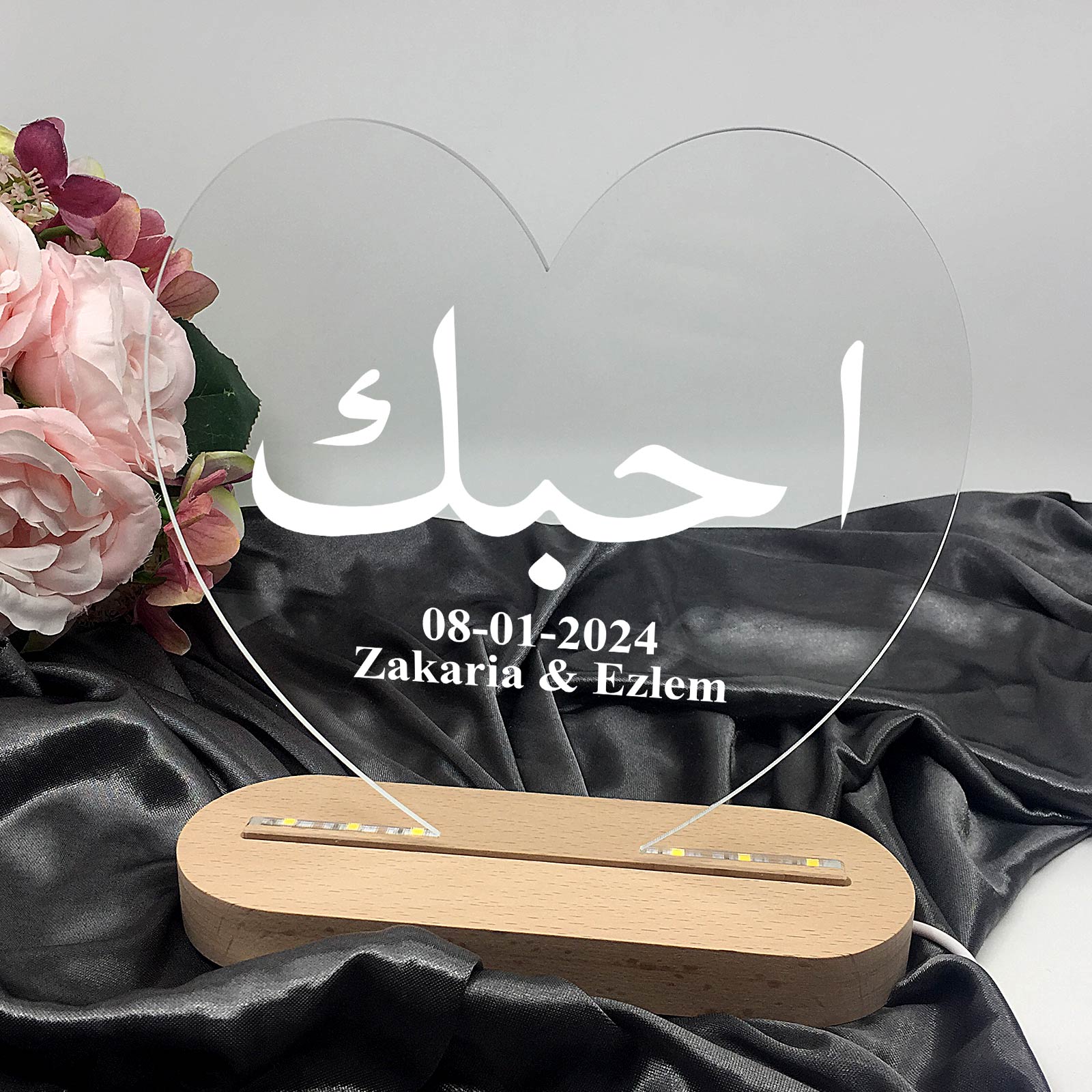 Ik hou van jou Arabisch Ledlamp - Bella Mia