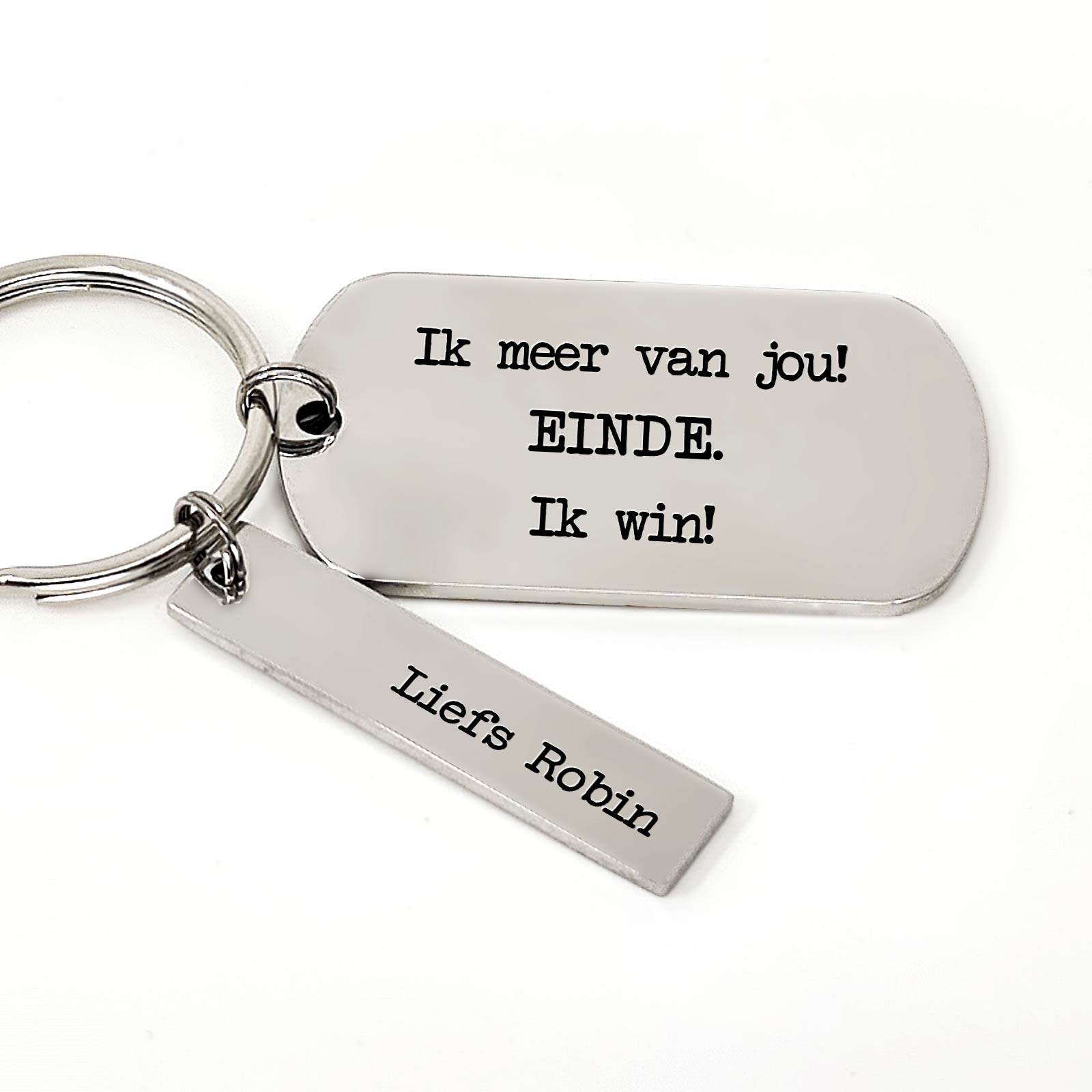 Ik Meer Van Jou, Einde, Ik Win Sleutelhanger - Bella Mia