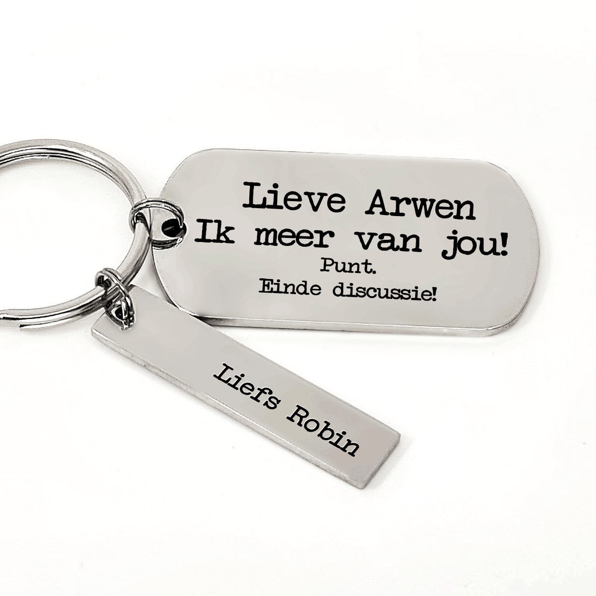 ... Ik Meer Van Jou Sleutelhanger - Bella Mia