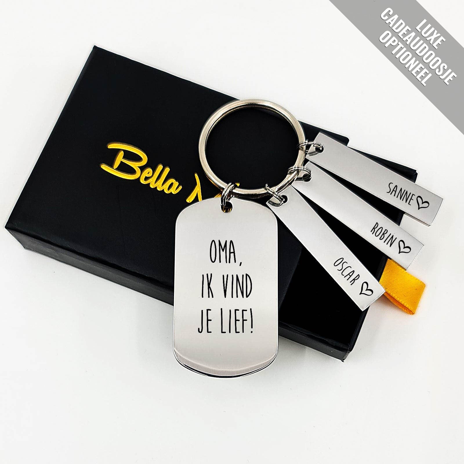 Ik Vind Je Lief Moederdag Sleutelhanger - Bella Mia