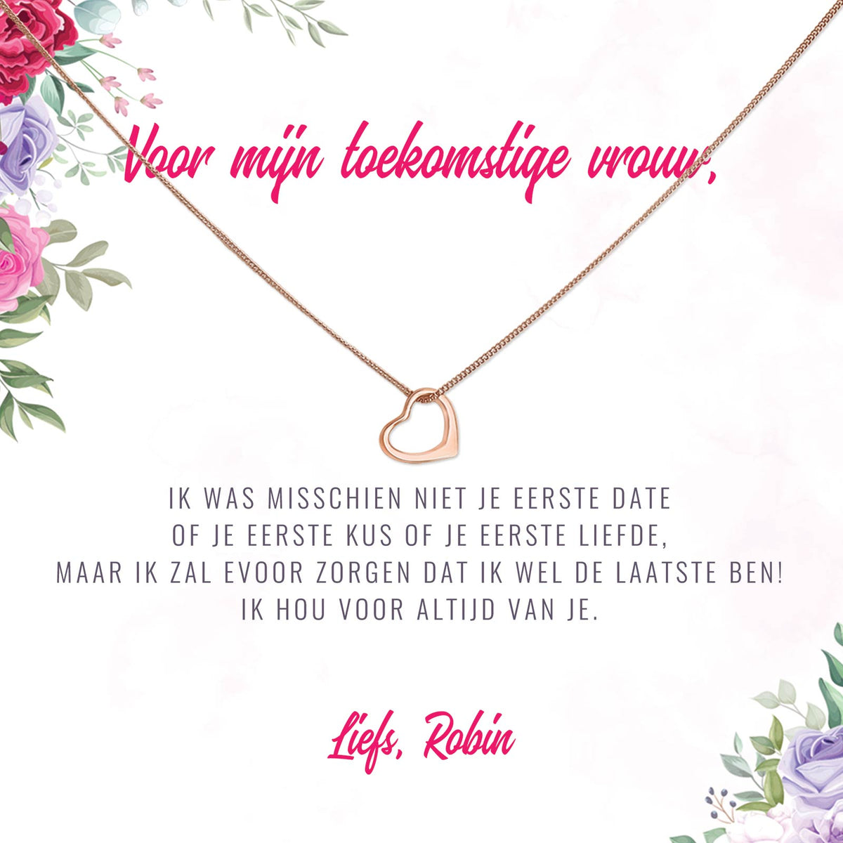 Ik Was Dan Wel Niet Je Eerste Liefde Ketting - Bella Mia