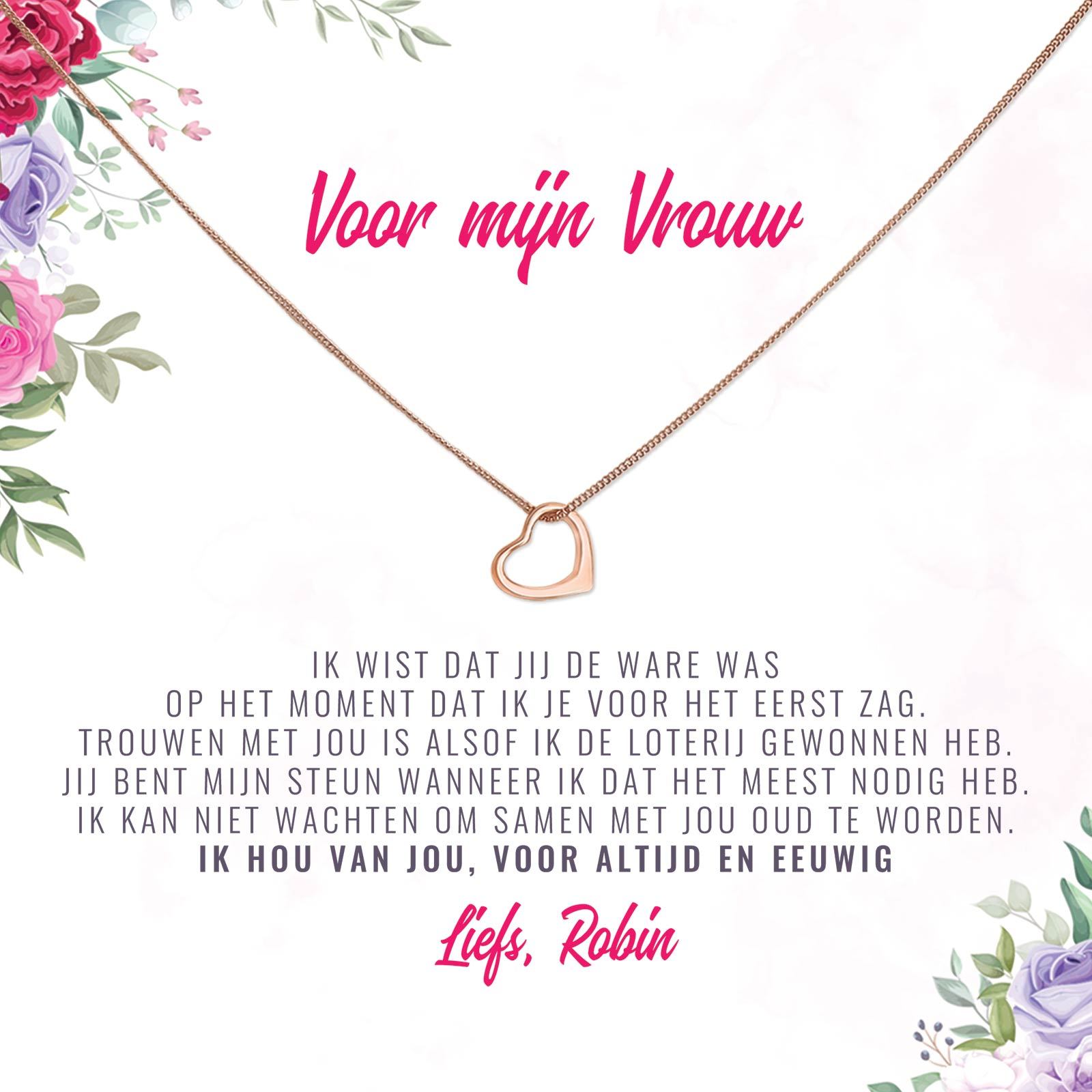 Ik Wist Dat Jij De Ware Was Ketting - Bella Mia