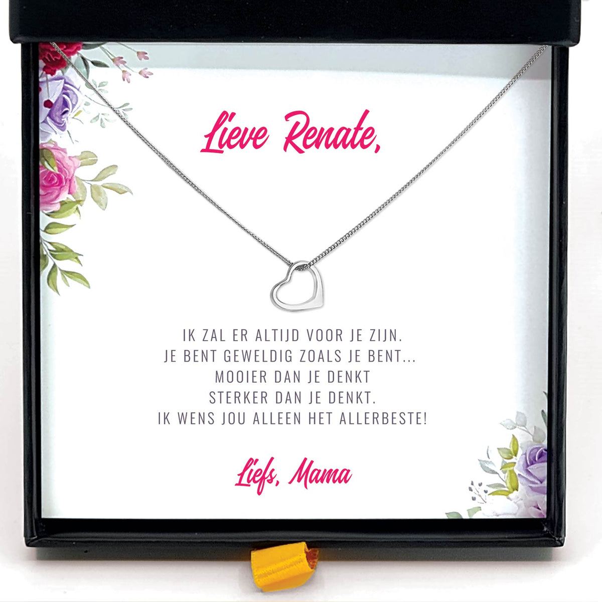 Ik Zal Er Altijd Voor Je Zijn Ketting - Bella Mia