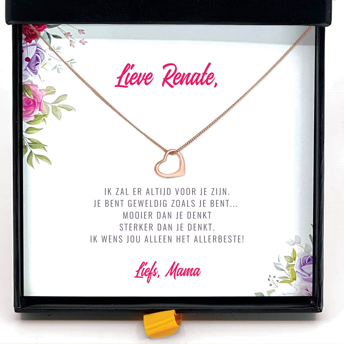 Ik Zal Er Altijd Voor Je Zijn Ketting - Bella Mia