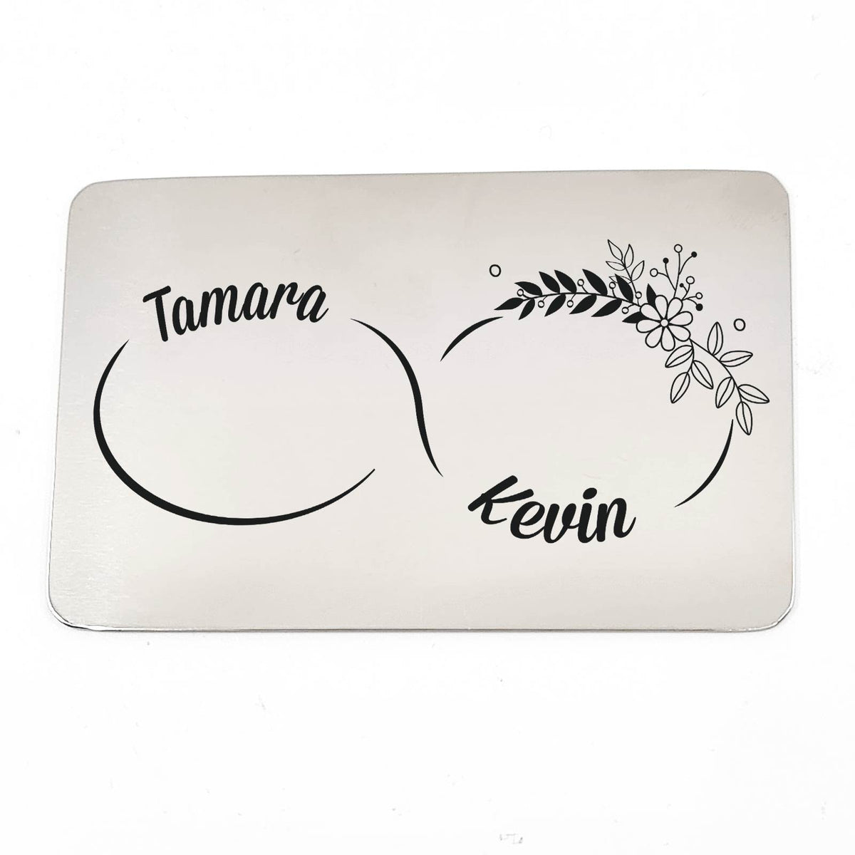 Infinity 2 Namen Stalen Kaartje - Bella Mia