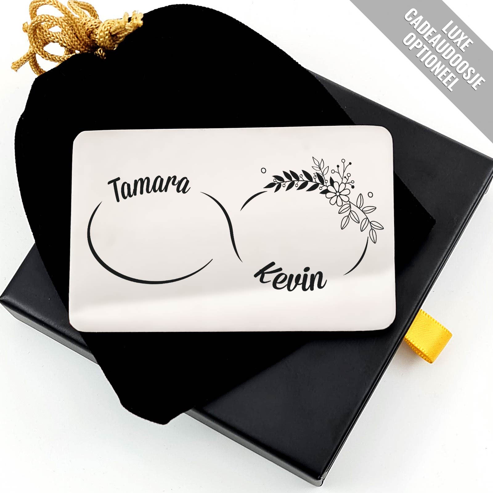 Infinity 2 Namen Stalen Kaartje - Bella Mia