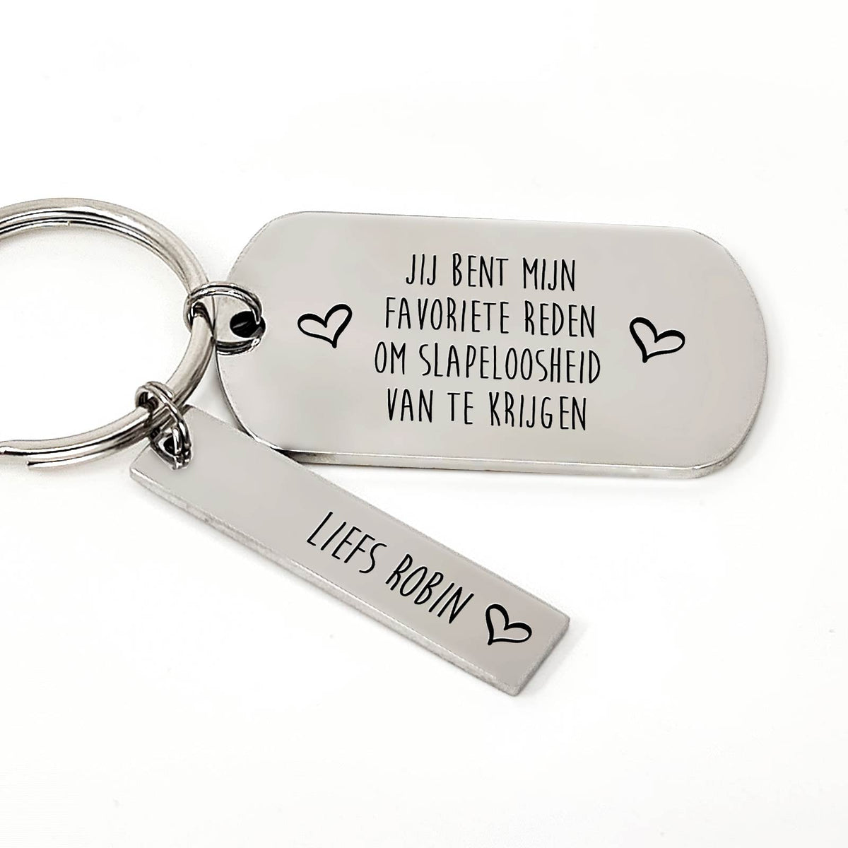 Jij Bent Mijn Favoriete Reden Om Slaaploosheid Van Te Krijgen Sleutelhanger - Bella Mia