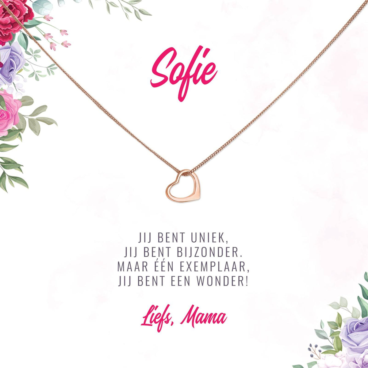 Jij Bent Uniek, Jij Bent Een Wonder Ketting - Bella Mia