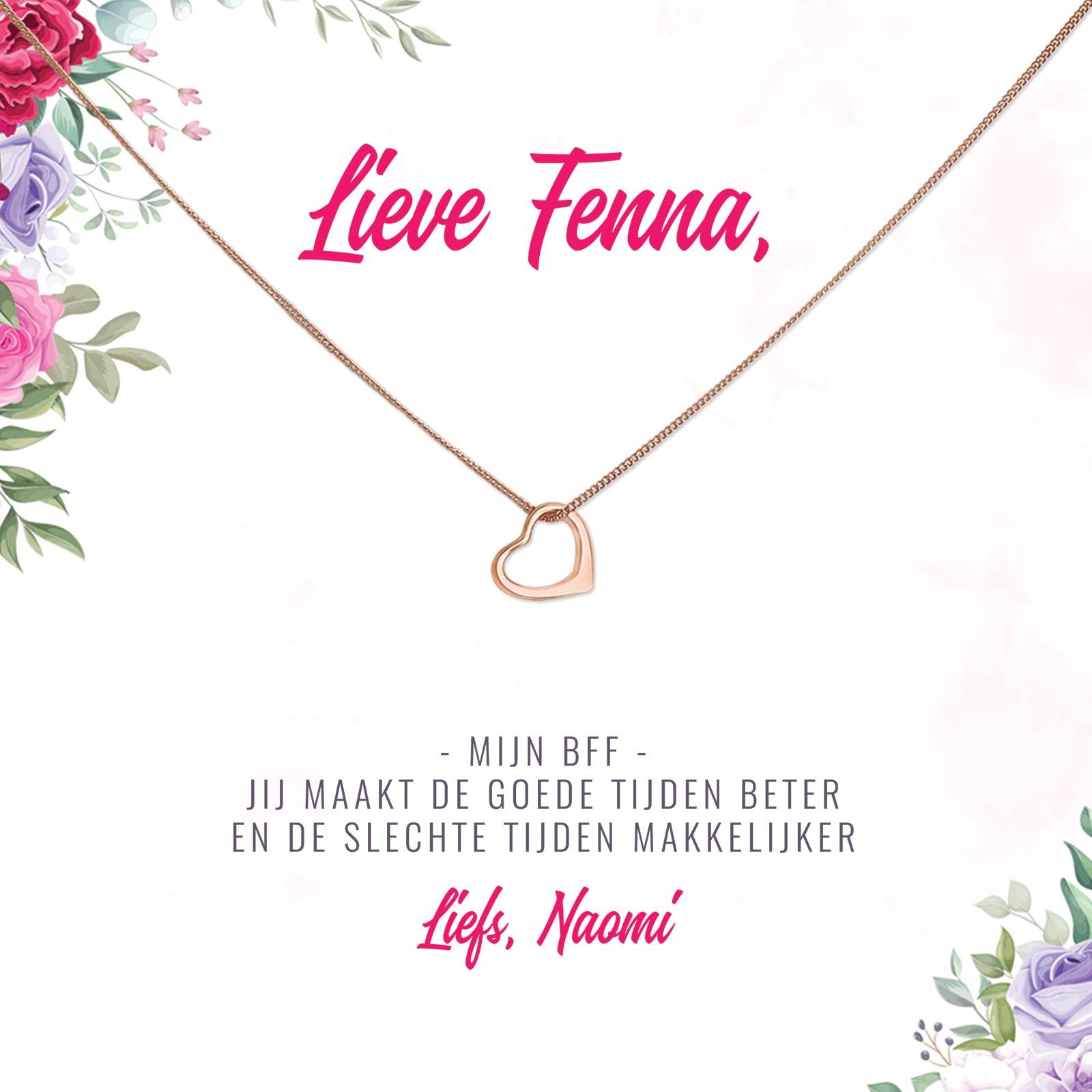 Jij Maakt De Goede Tijden Beter Ketting - Bella Mia