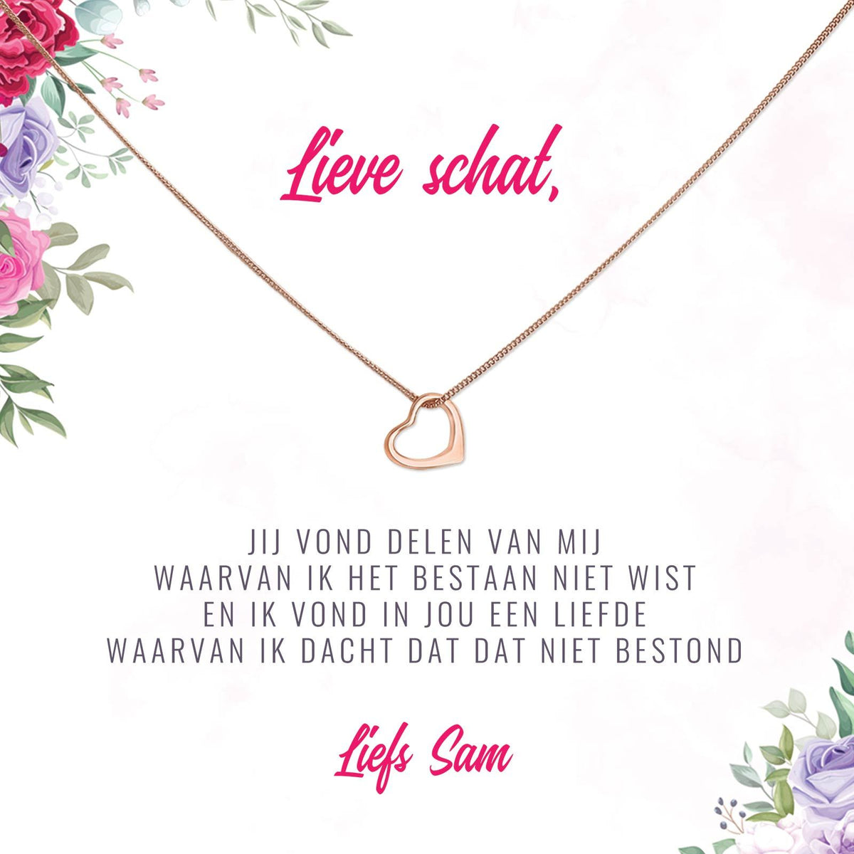 Jij Vond Delen Van Mij.. Ketting - Bella Mia
