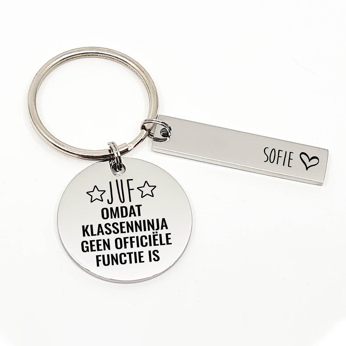 Juf Omdat KlassenNinja Geen Officiële Functie Is Sleutelhanger - Bella Mia