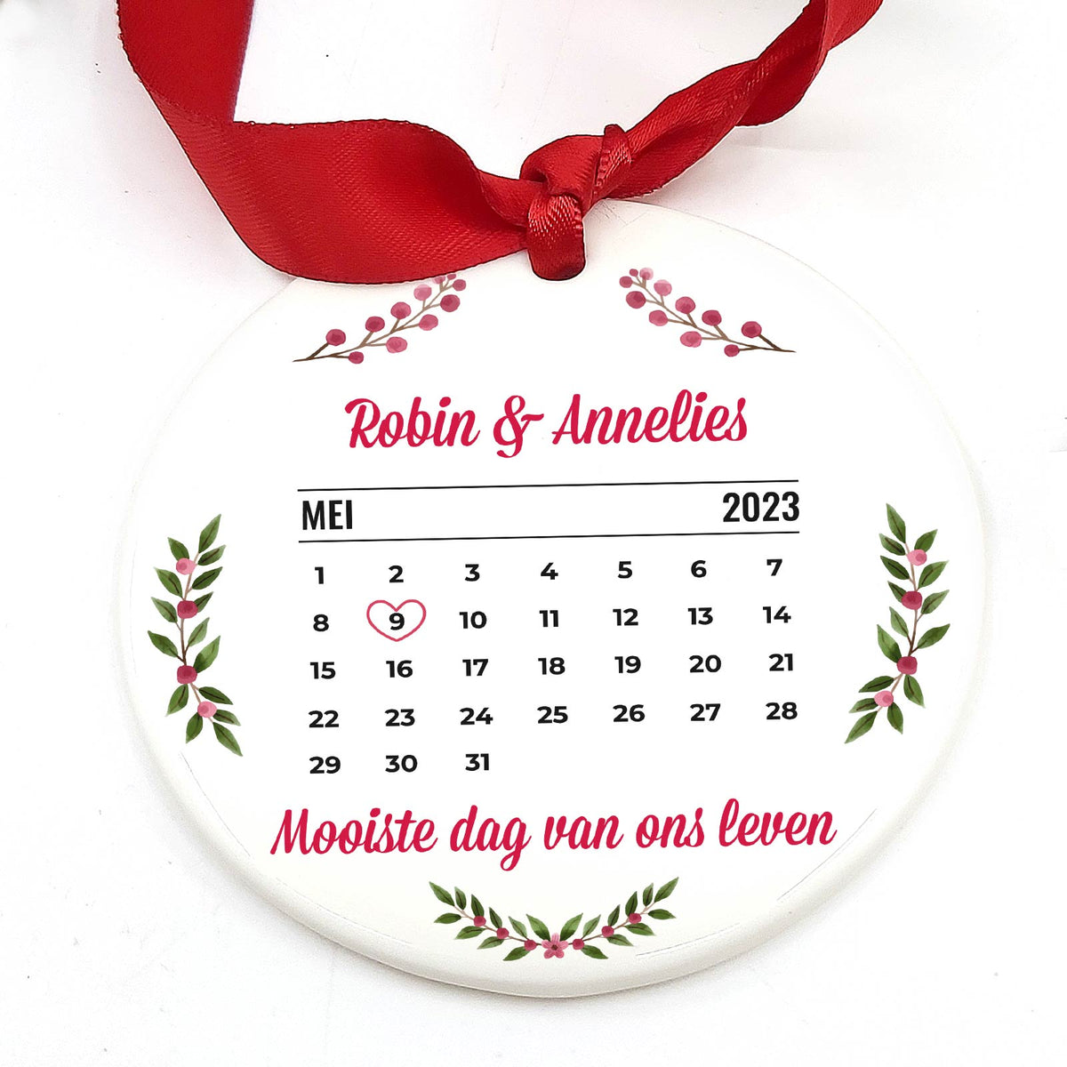 Kalender - Keramische Kerstbal - Bella Mia