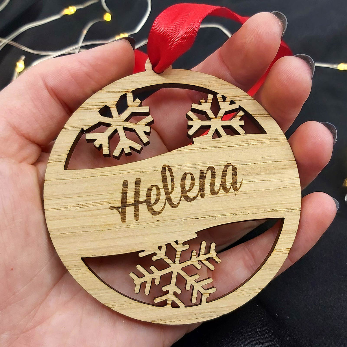 Kerstballen met eigen namen - Bella Mia