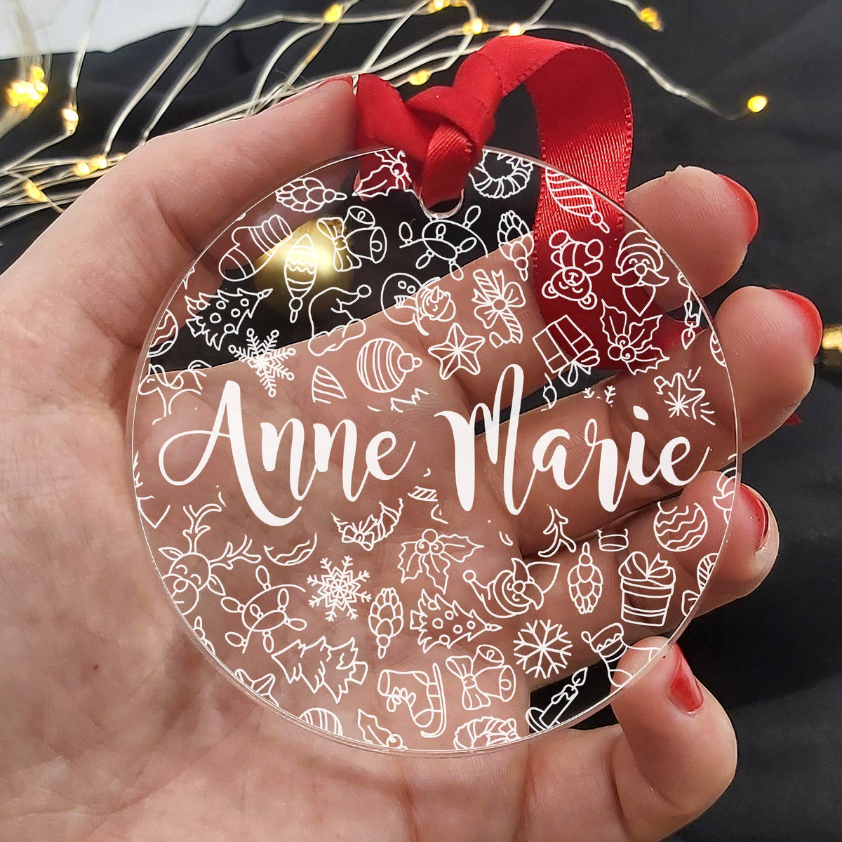 Kerstdoodles met Naam - Bella Mia