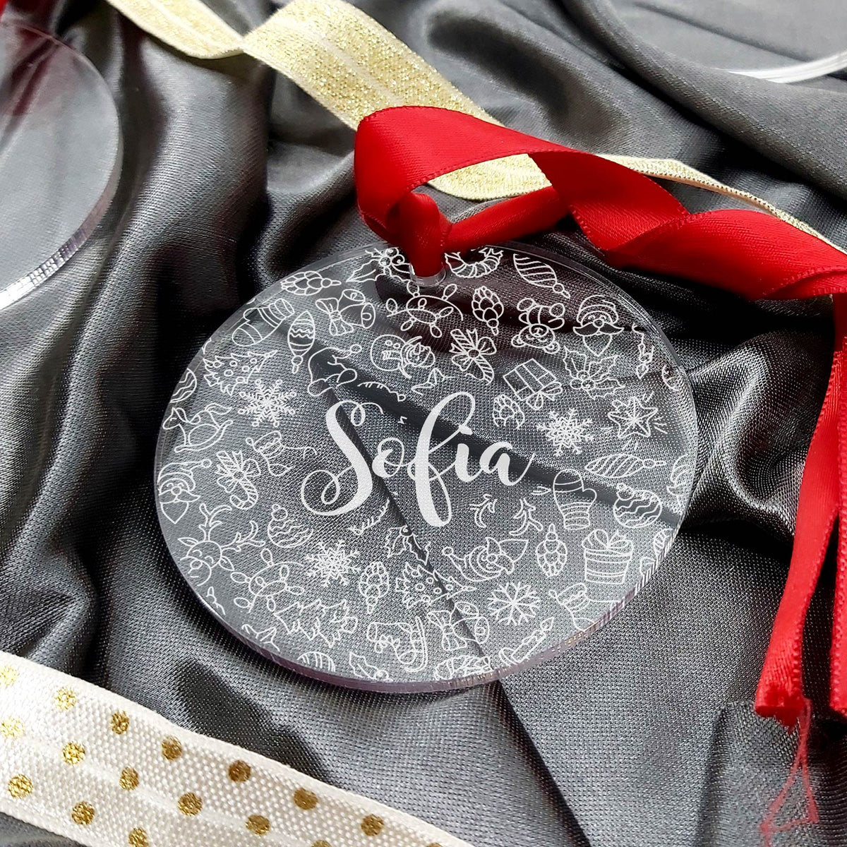 Kerstdoodles met Naam - Bella Mia