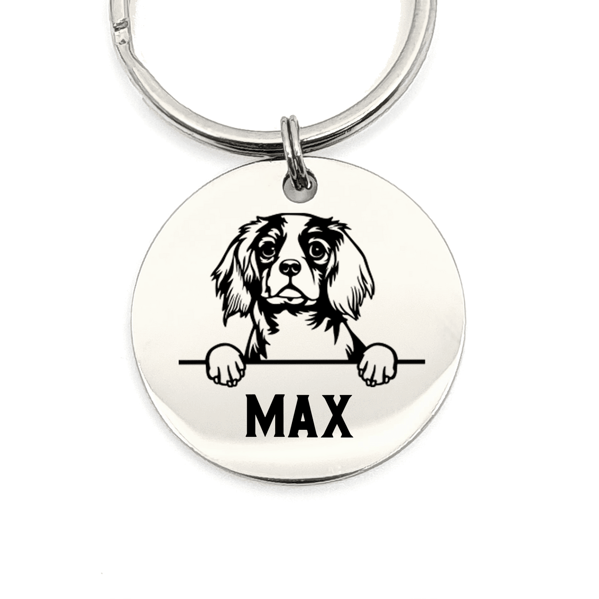 King Charles + Naam Sleutelhanger - Bella Mia