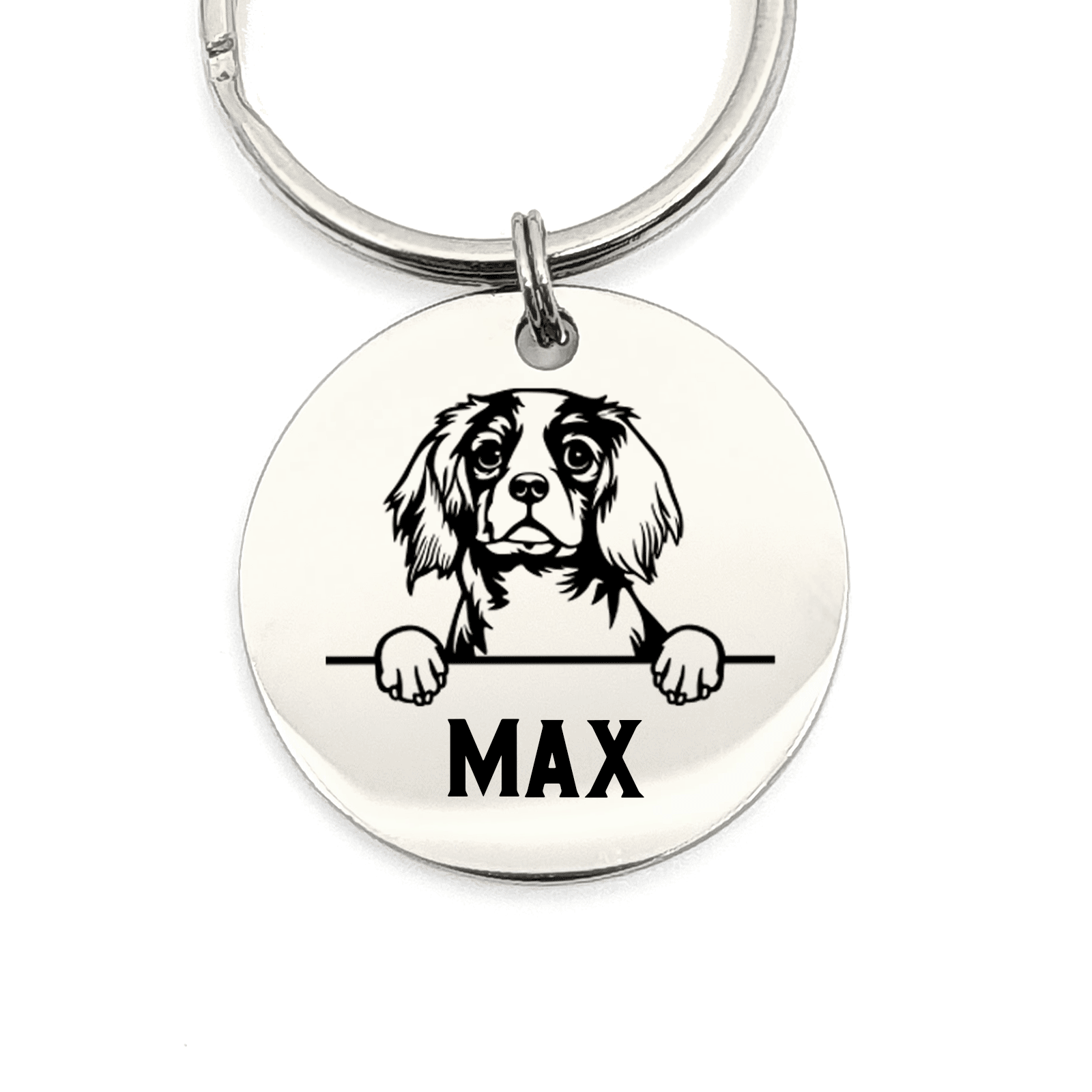 King Charles + Naam Sleutelhanger - Bella Mia