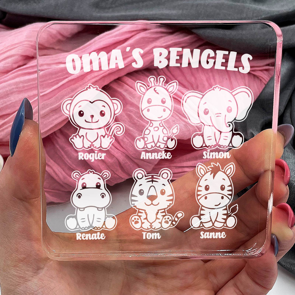 Kleine Bengels Op Plexi Glas - Bella Mia