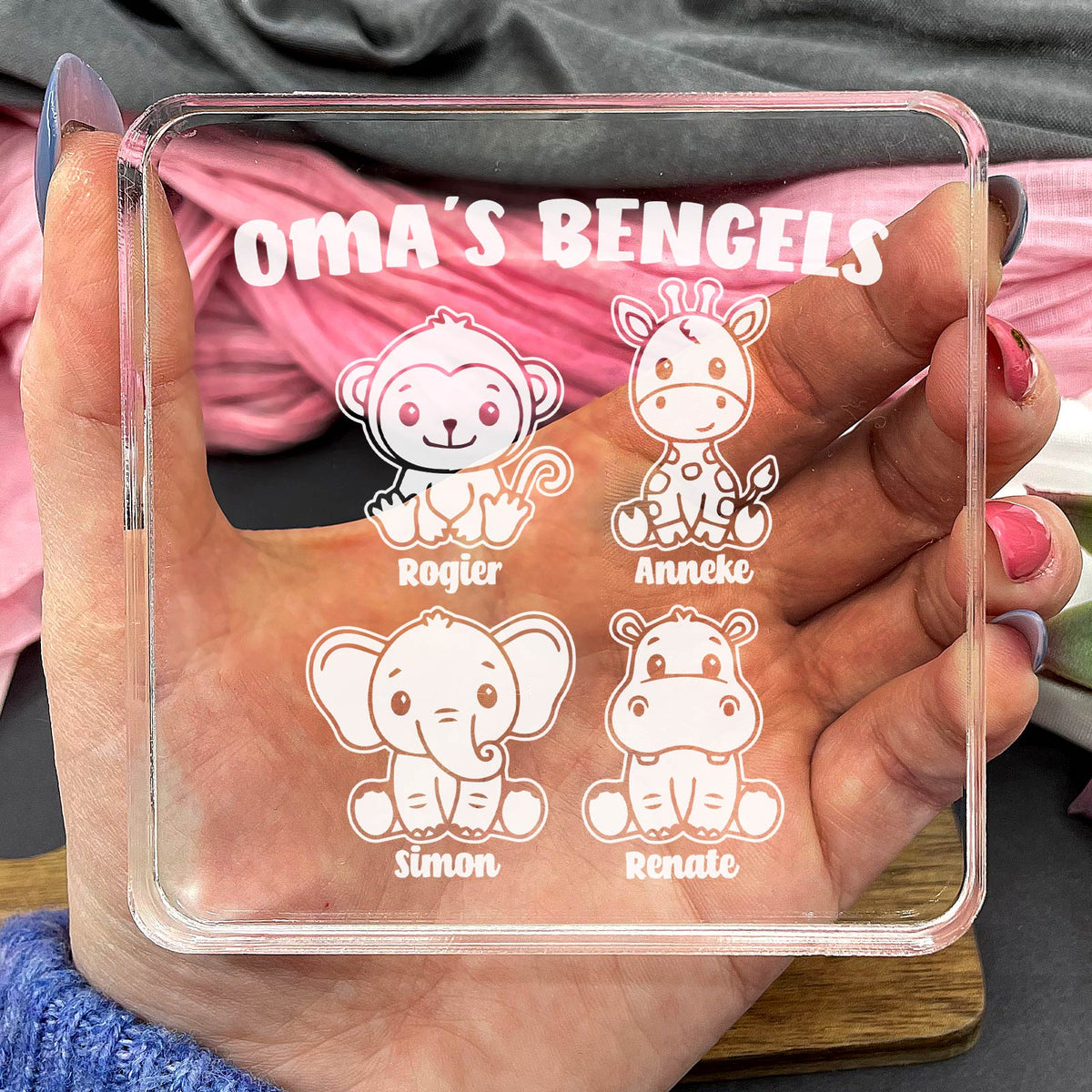 Kleine Bengels Op Plexi Glas - Bella Mia