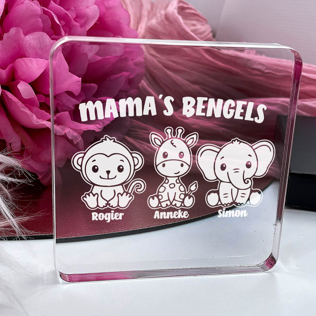 Kleine Bengels Op Plexi Glas - Bella Mia