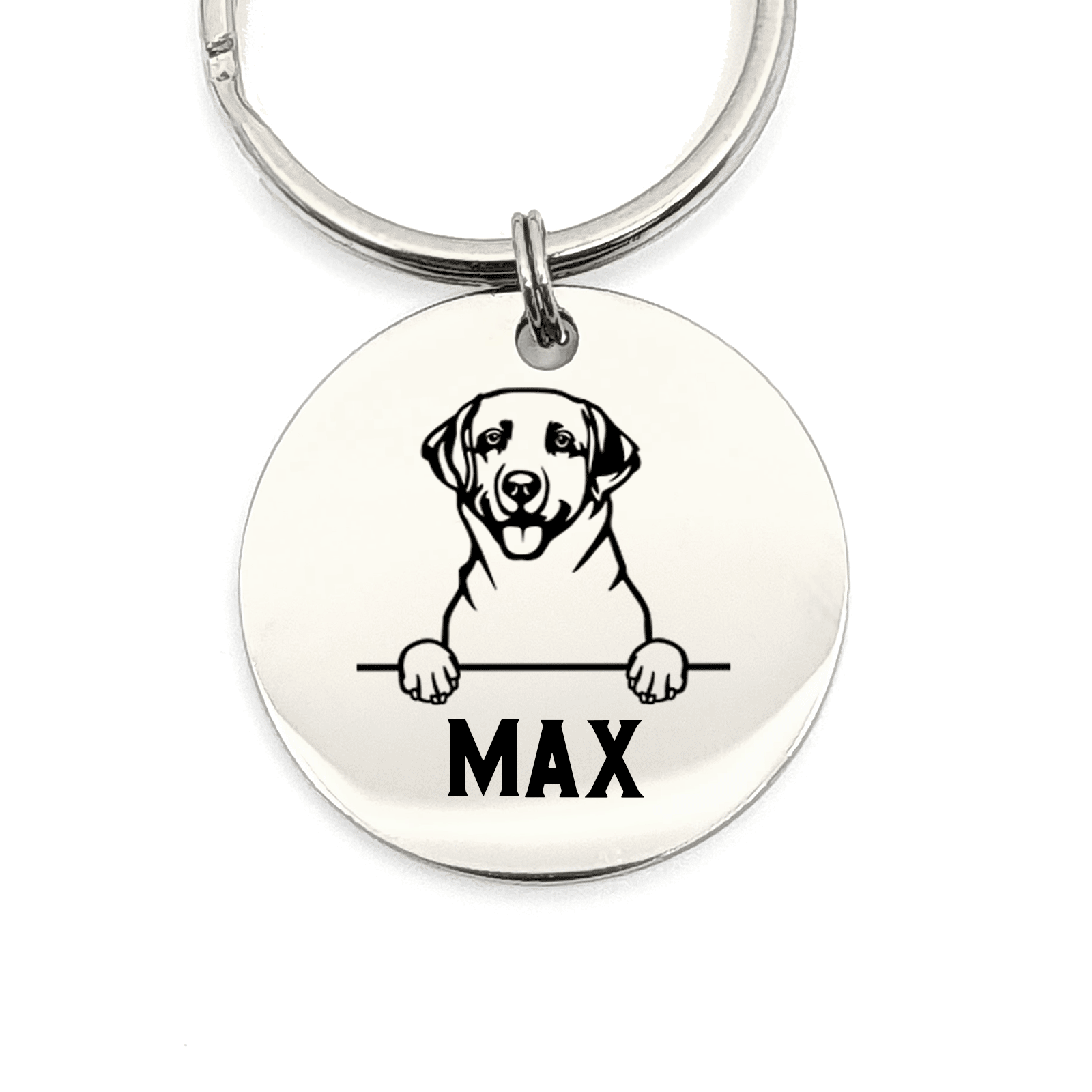 Labrador Retriever + Naam Sleutelhanger - Bella Mia