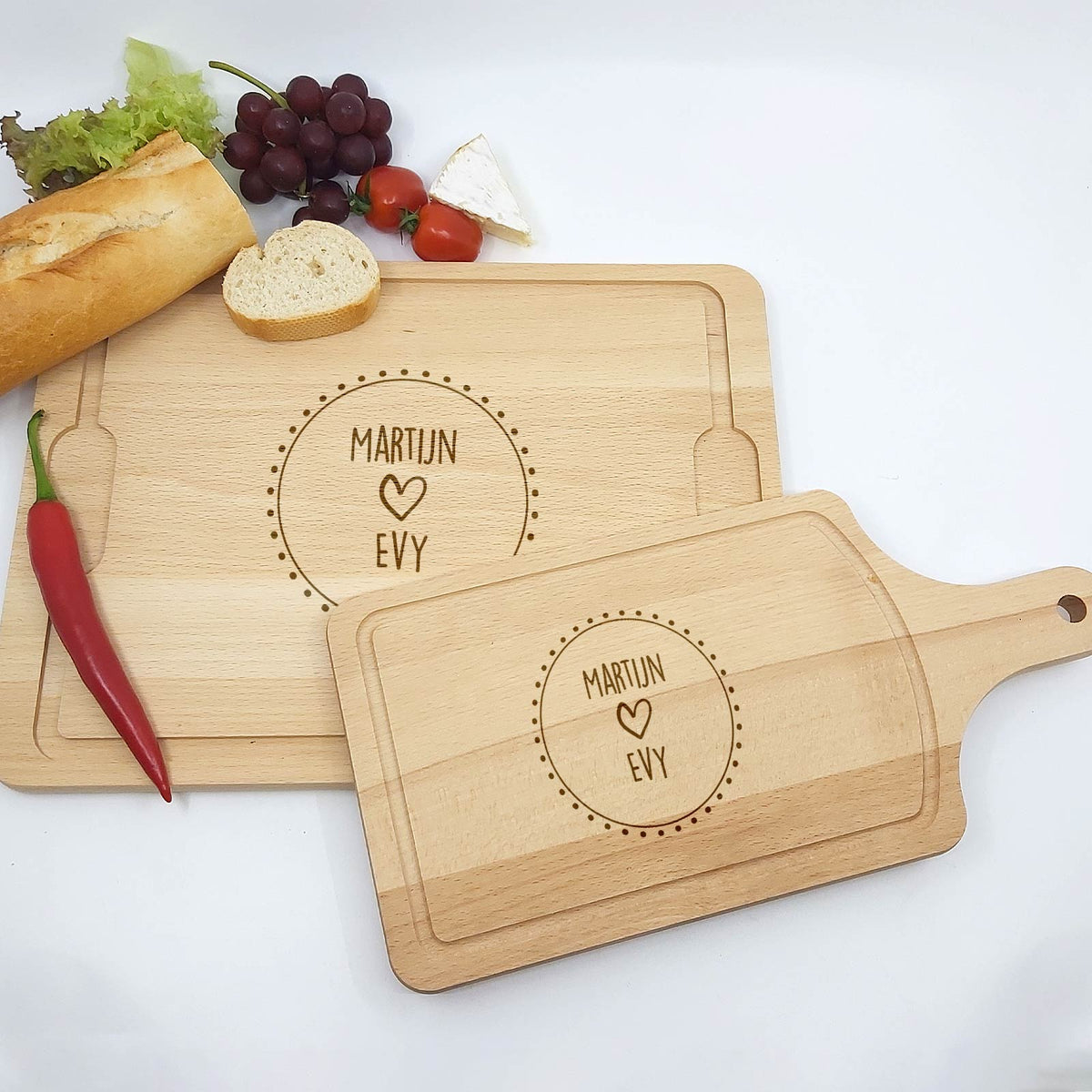 Less Is More Liefde Met Twee Namen Borrelplank - Bella Mia