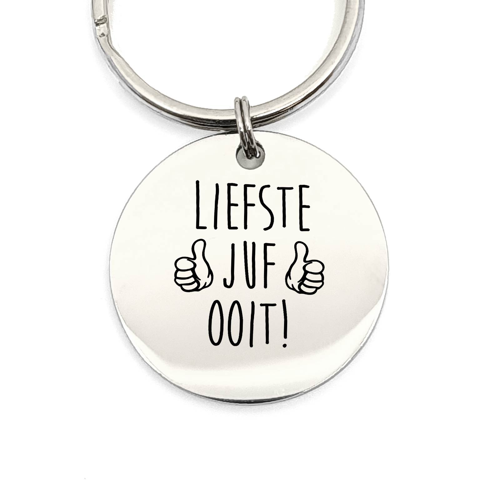 Liefste Juf Ooit Sleutelhanger - Bella Mia