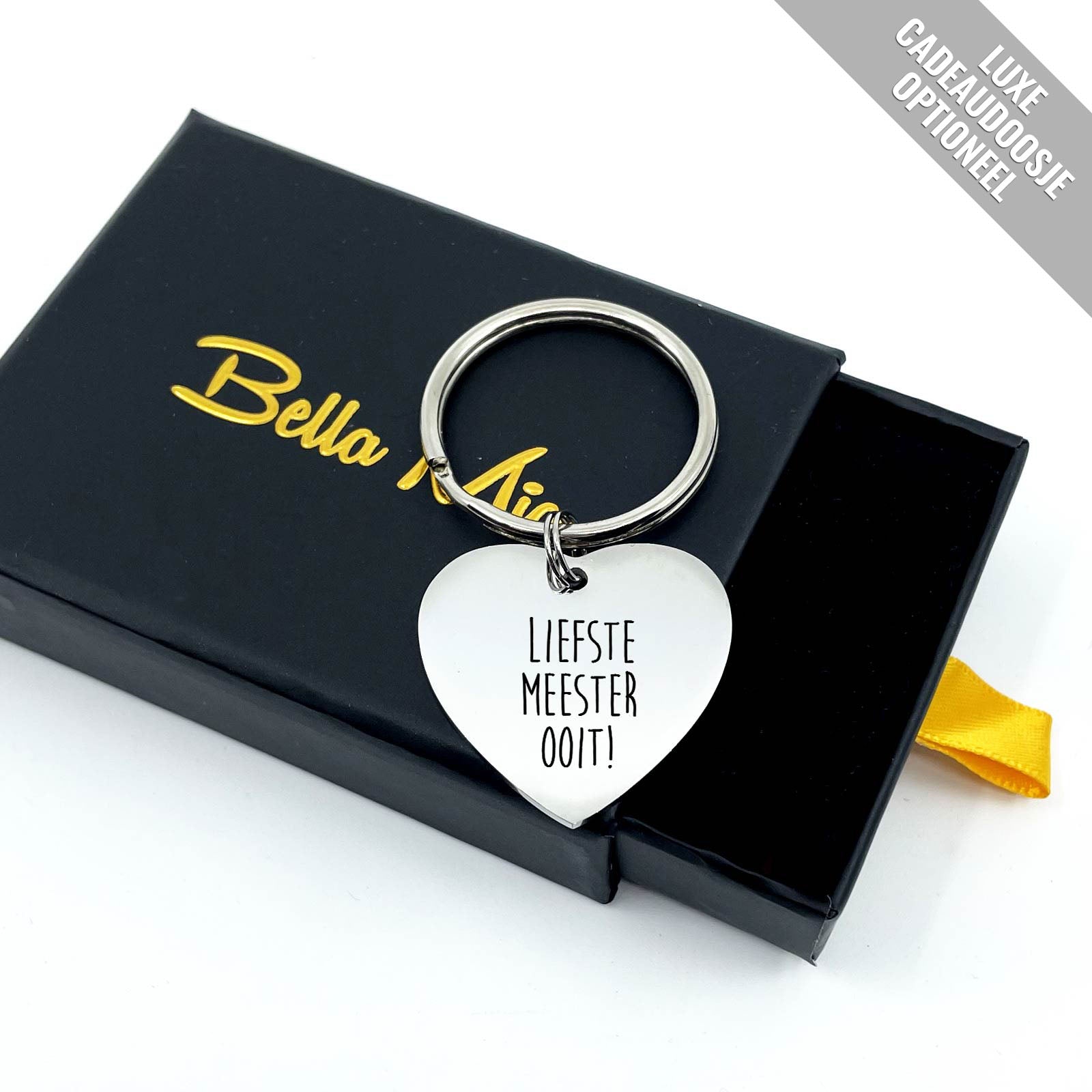 Liefste Meester Ooit! Sleutelhanger - Bella Mia