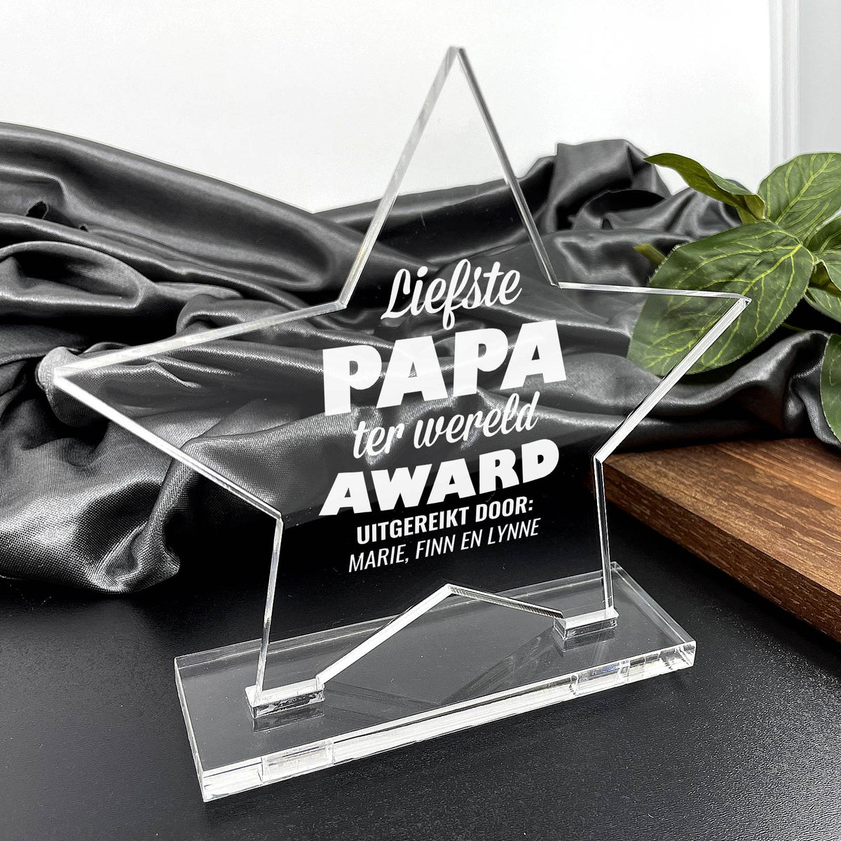 Liefste Papa Ter Wereld Award - Bella Mia