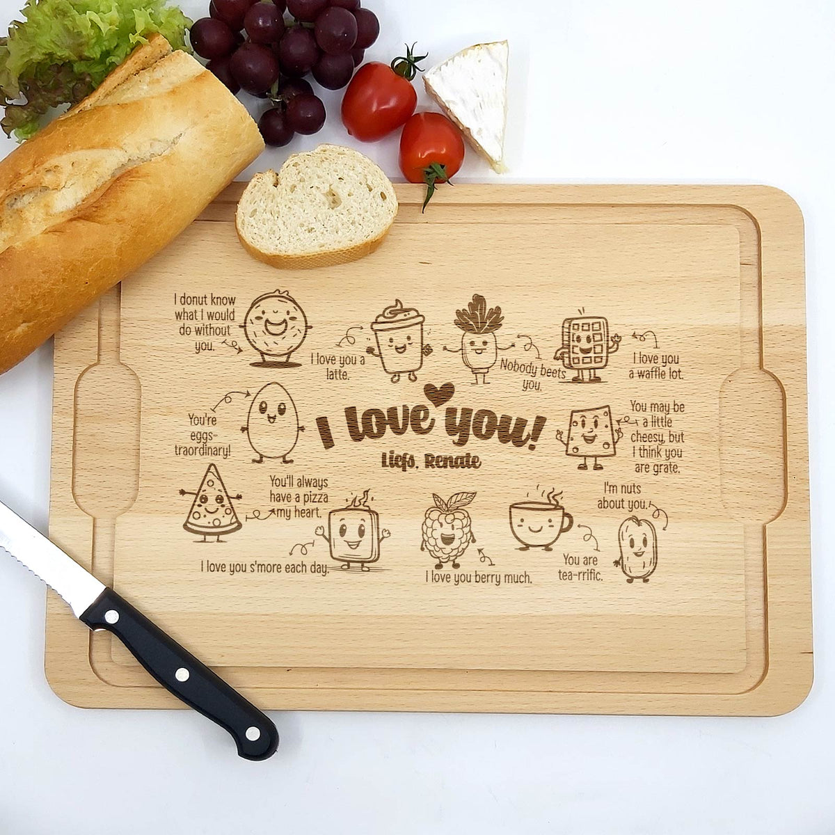 Love You Snijplank - Bella Mia