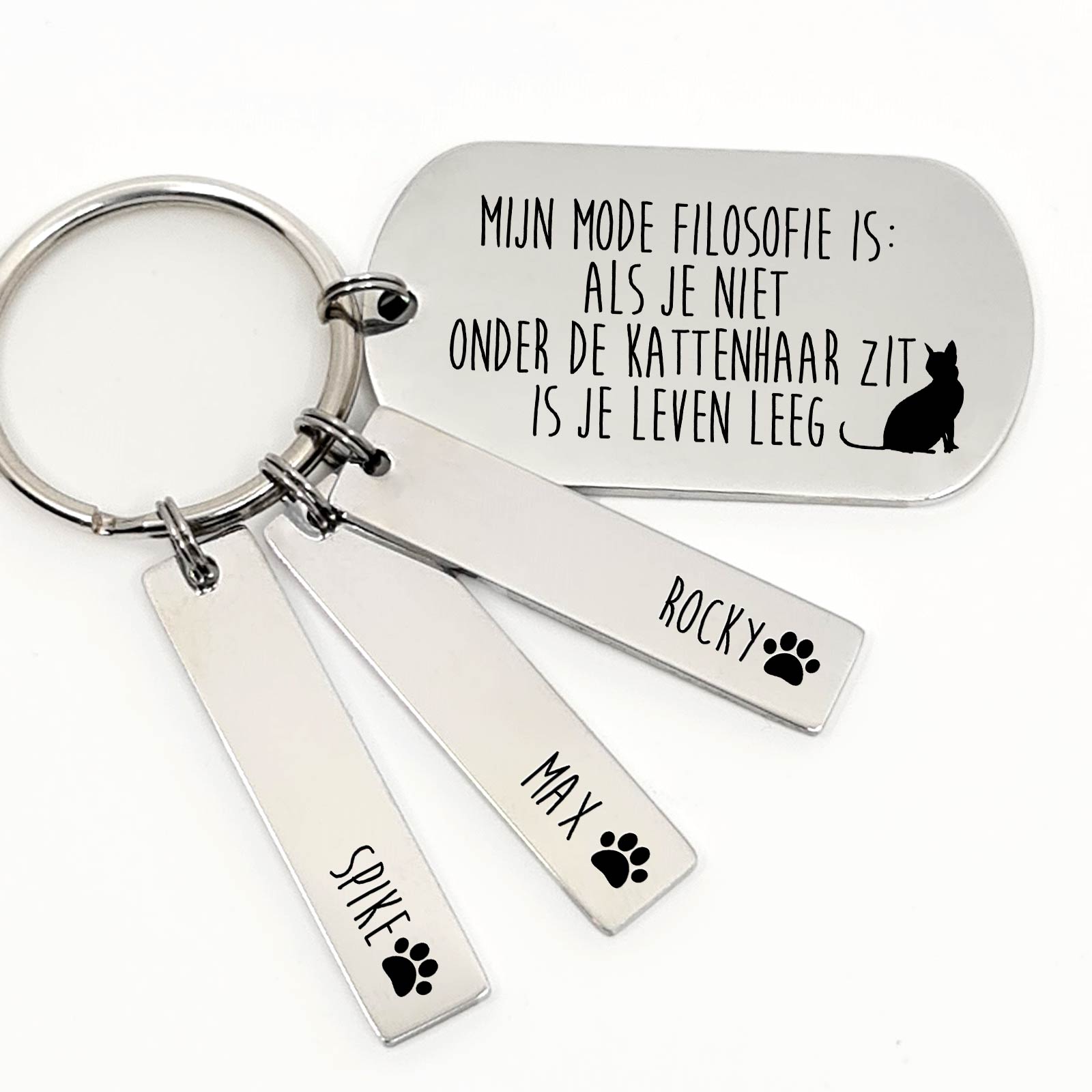 Mijn Mode Filosofie Is.. Sleutelhanger - Bella Mia