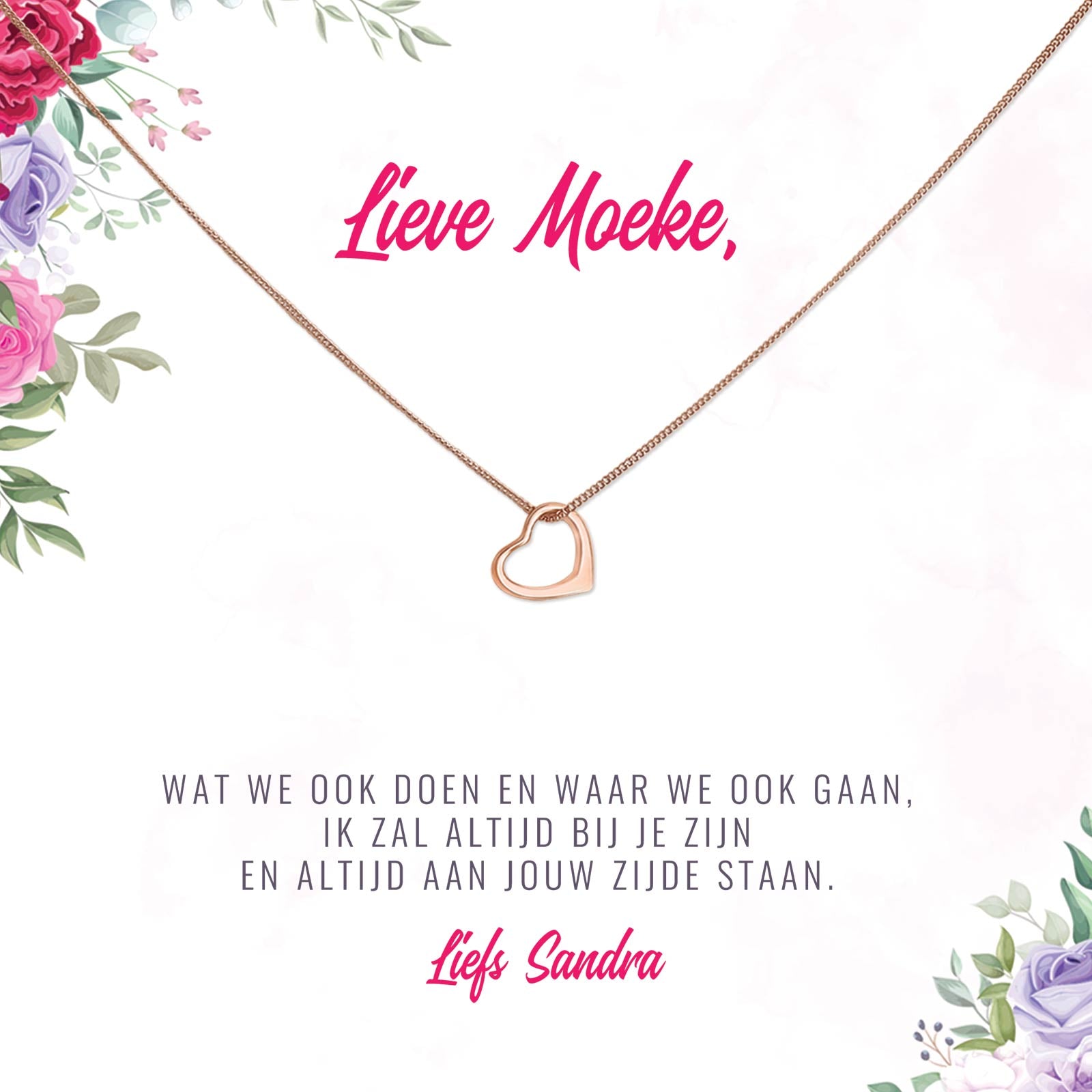 Moeke, Wat we ook Doen Ketting - Bella Mia