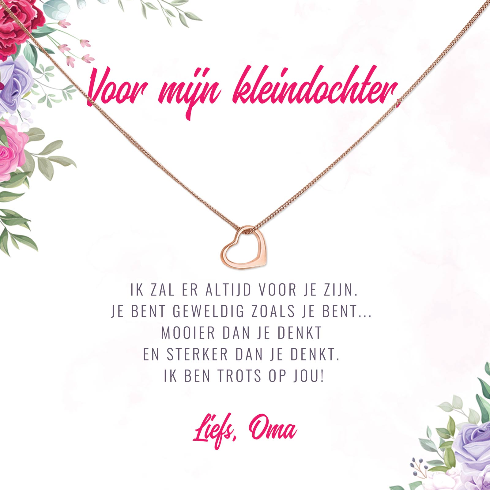 Mooier Dan Je Denkt Ketting - Bella Mia