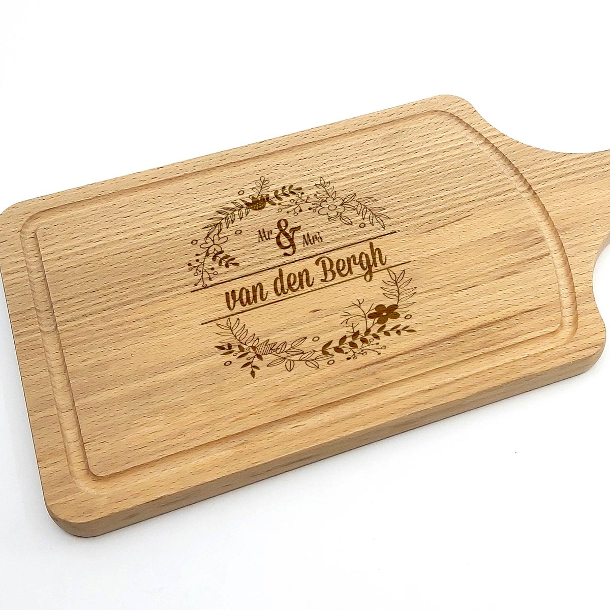 Mr&amp;Mrs Achternaam Snijplank - Bella Mia
