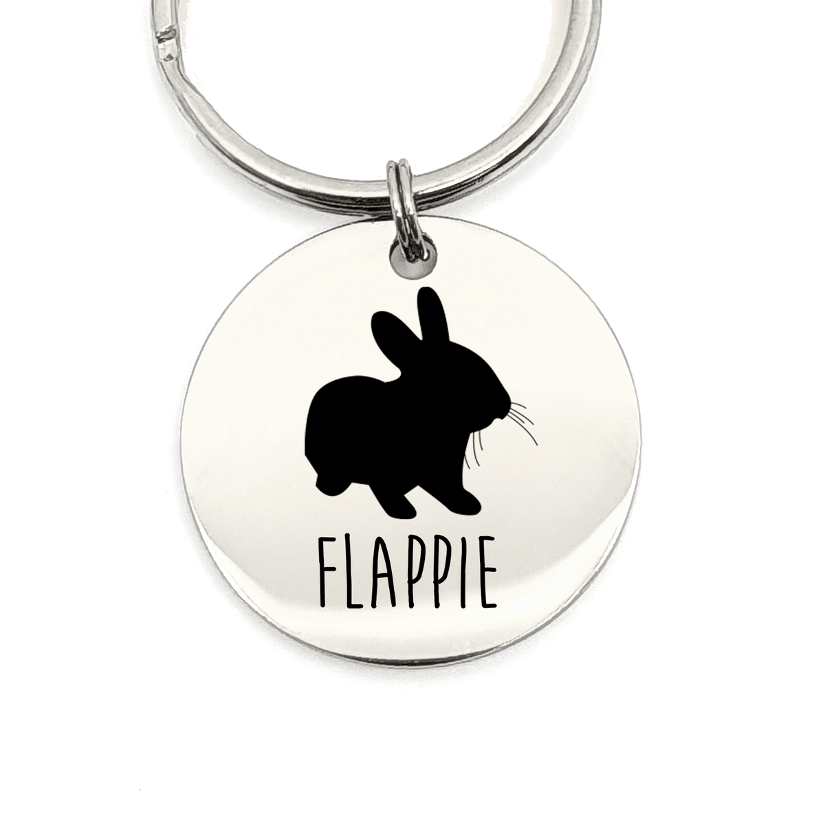 Naam Met Konijn Sleutelhanger - Bella Mia