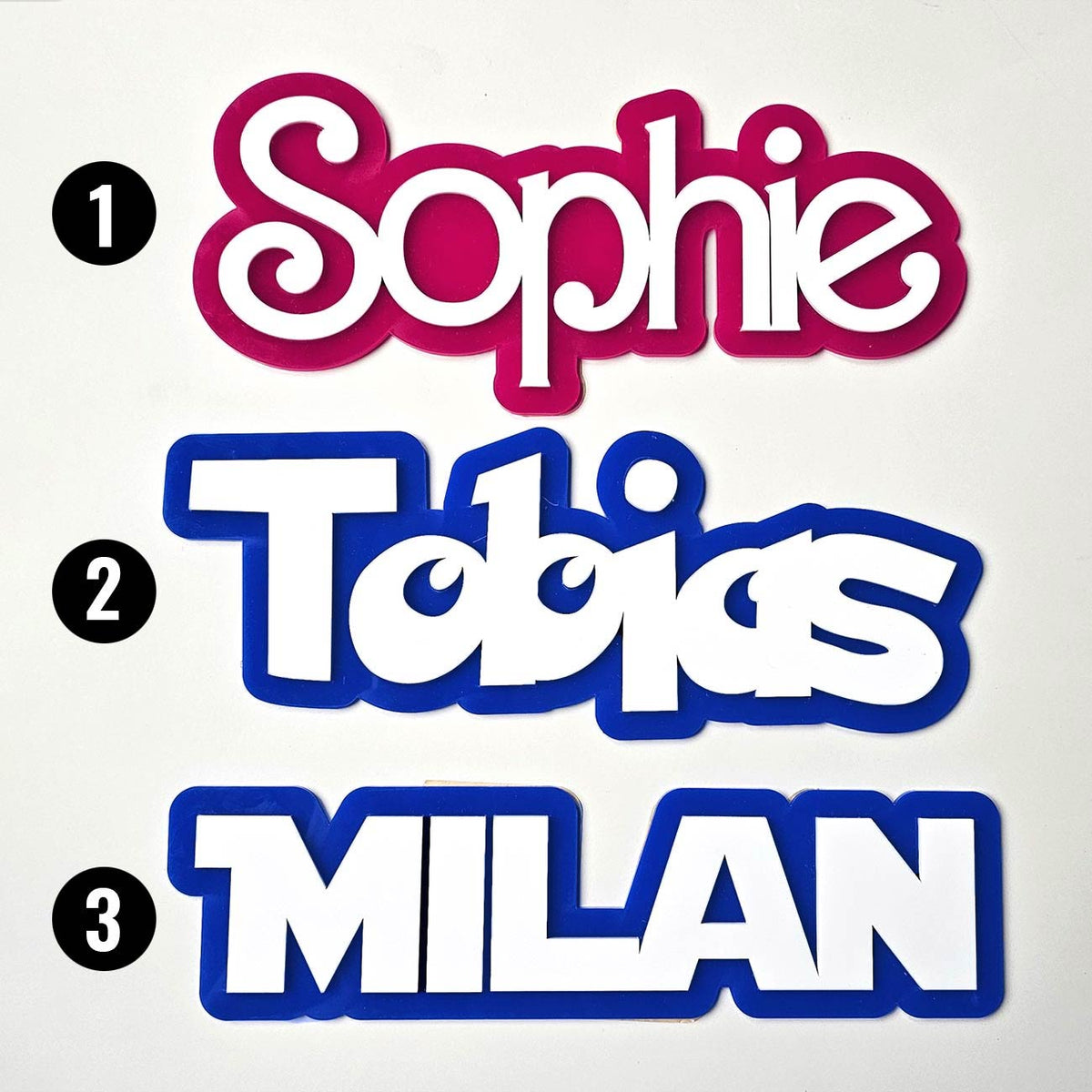 Naambord voor op de Deur! - Bella Mia